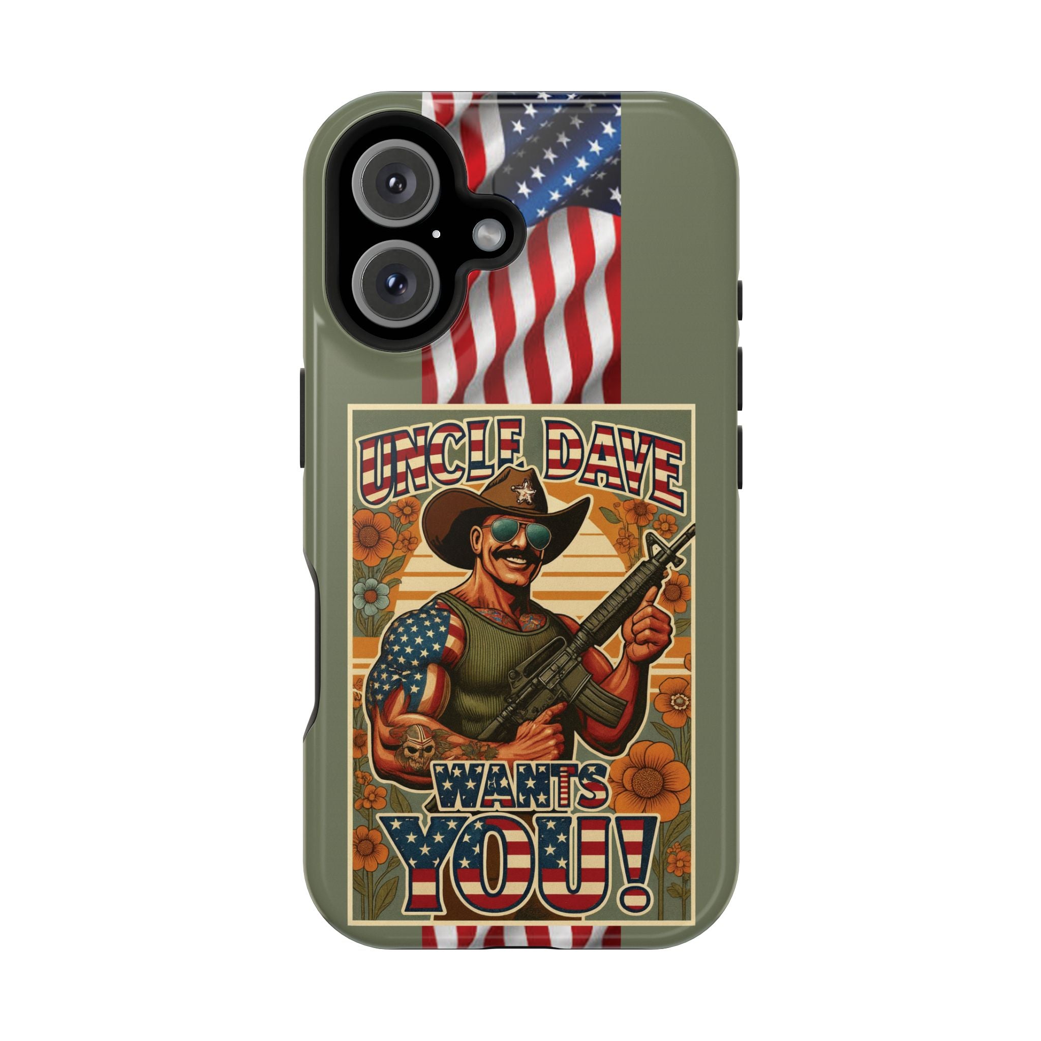 Uncle Dave Wants You! - Magnetic Impact‑Resistant Phone Case  iPhone 13-17 / Samsung S26  MagSafe Compatible