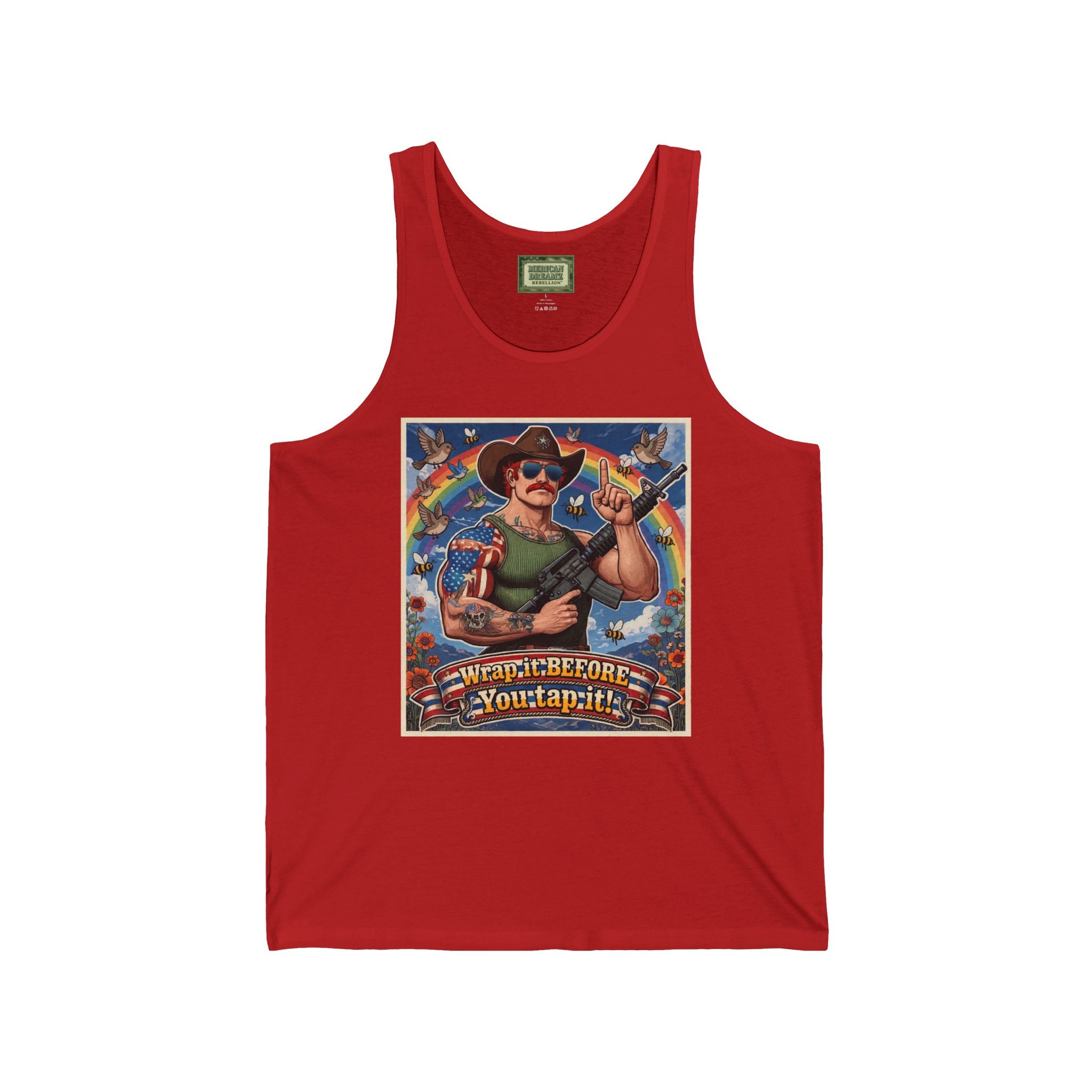 MERICAN UNCLE - Graphic Tank Top - Dating Advice - 4