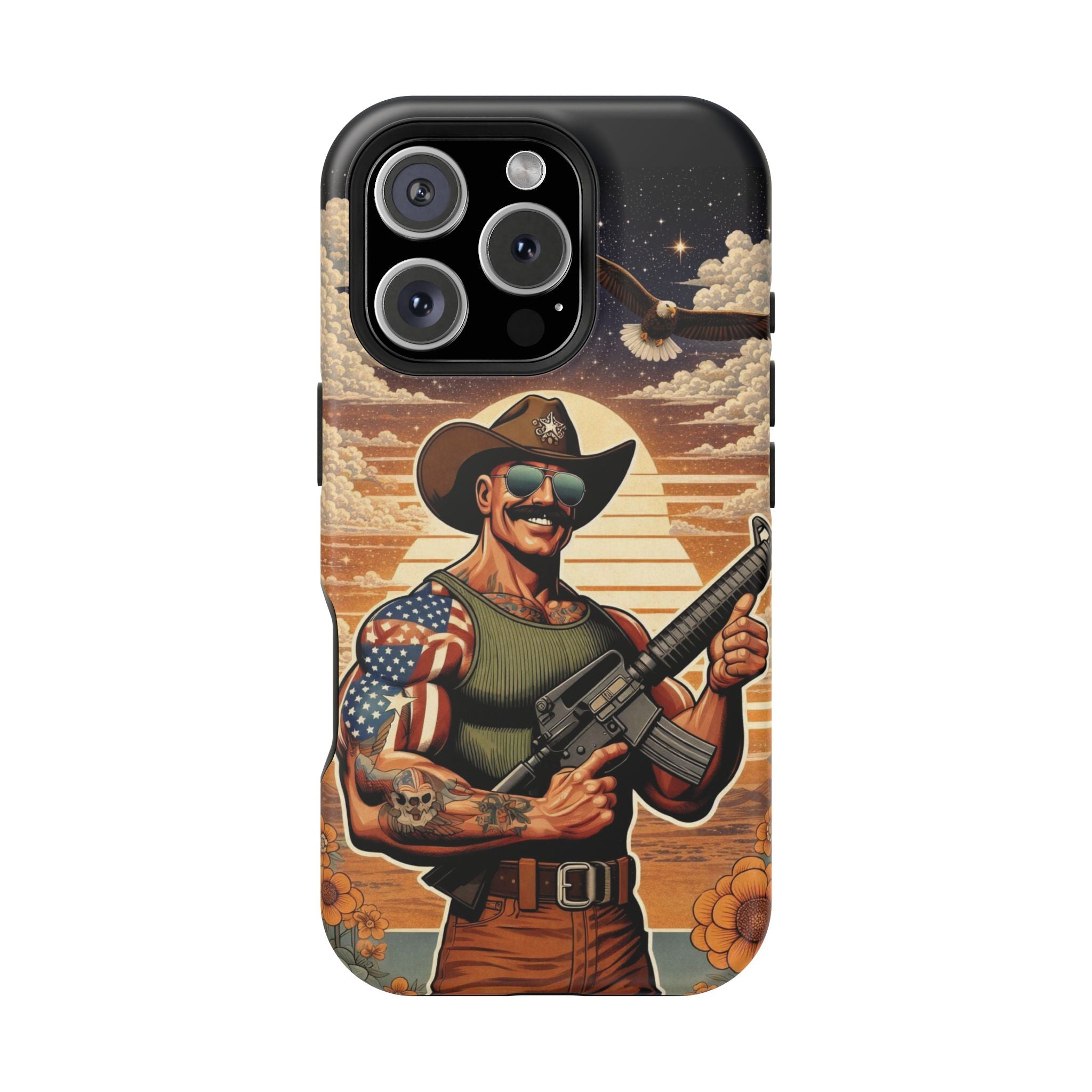 Uncle Dave AR-15 - Magnetic Impact‑Resistant Phone Case  iPhone 13-17 / Samsung S26  MagSafe Compatible