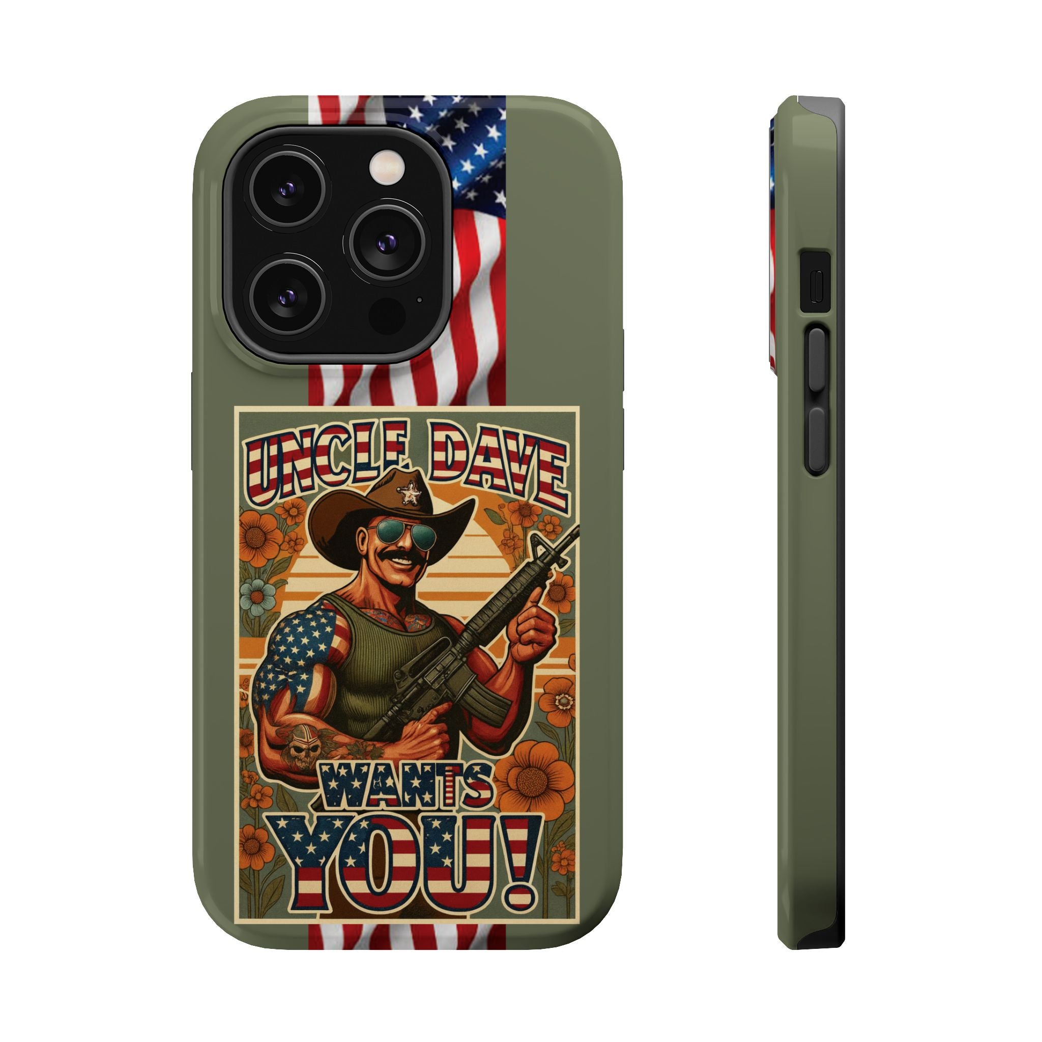Uncle Dave Wants You! - Magnetic Impact‑Resistant Phone Case  iPhone 13-17 / Samsung S26  MagSafe Compatible