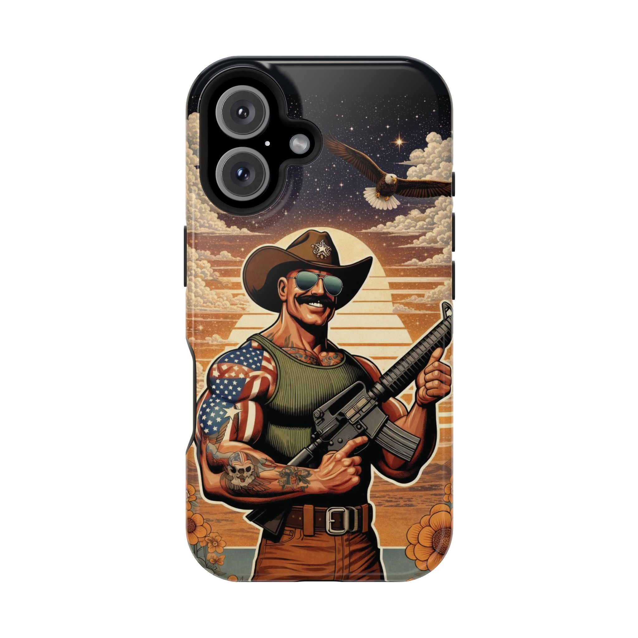 Uncle Dave AR-15 - Magnetic Impact‑Resistant Phone Case  iPhone 13-17 / Samsung S26  MagSafe Compatible