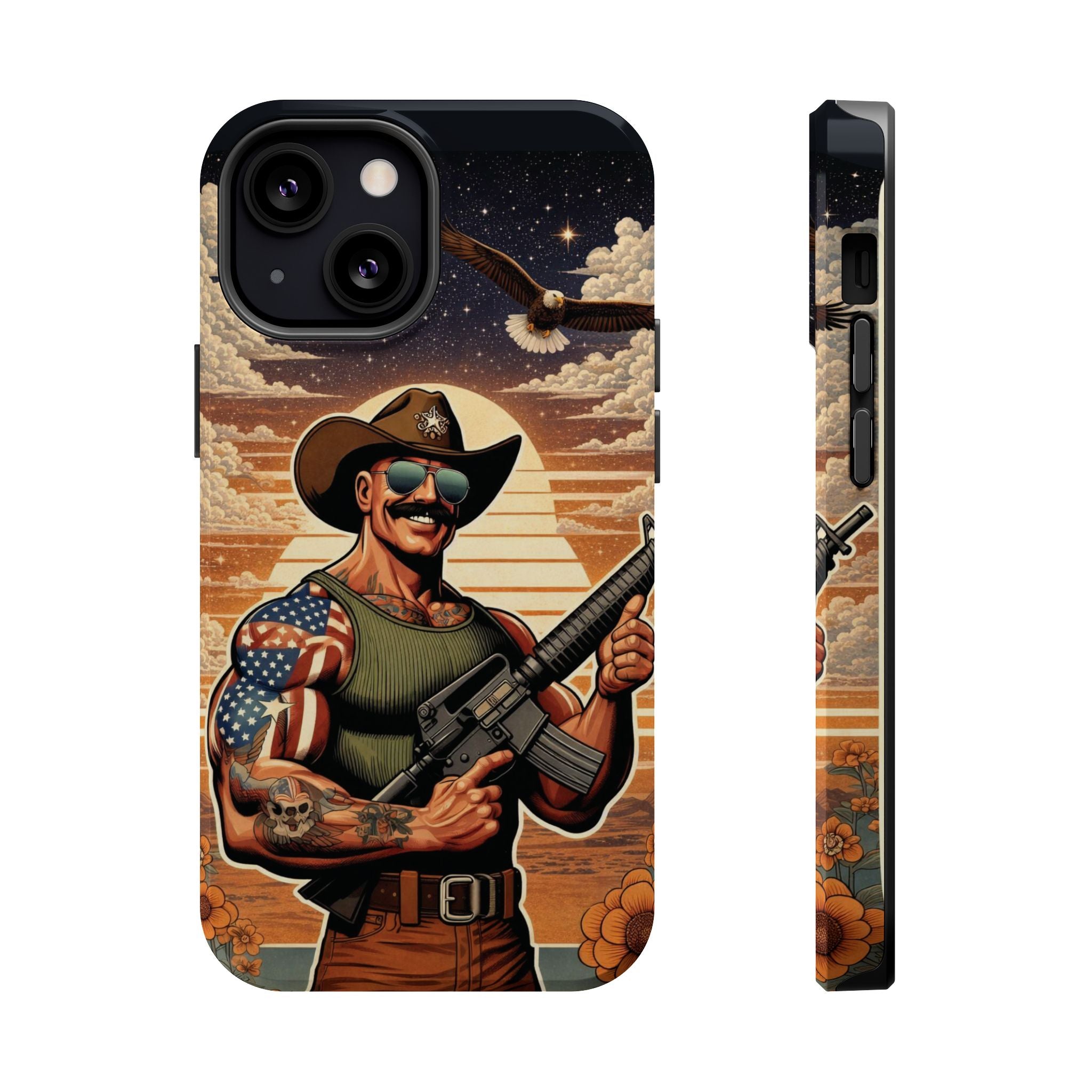 Uncle Dave AR-15 - Magnetic Impact‑Resistant Phone Case  iPhone 13-17 / Samsung S26  MagSafe Compatible