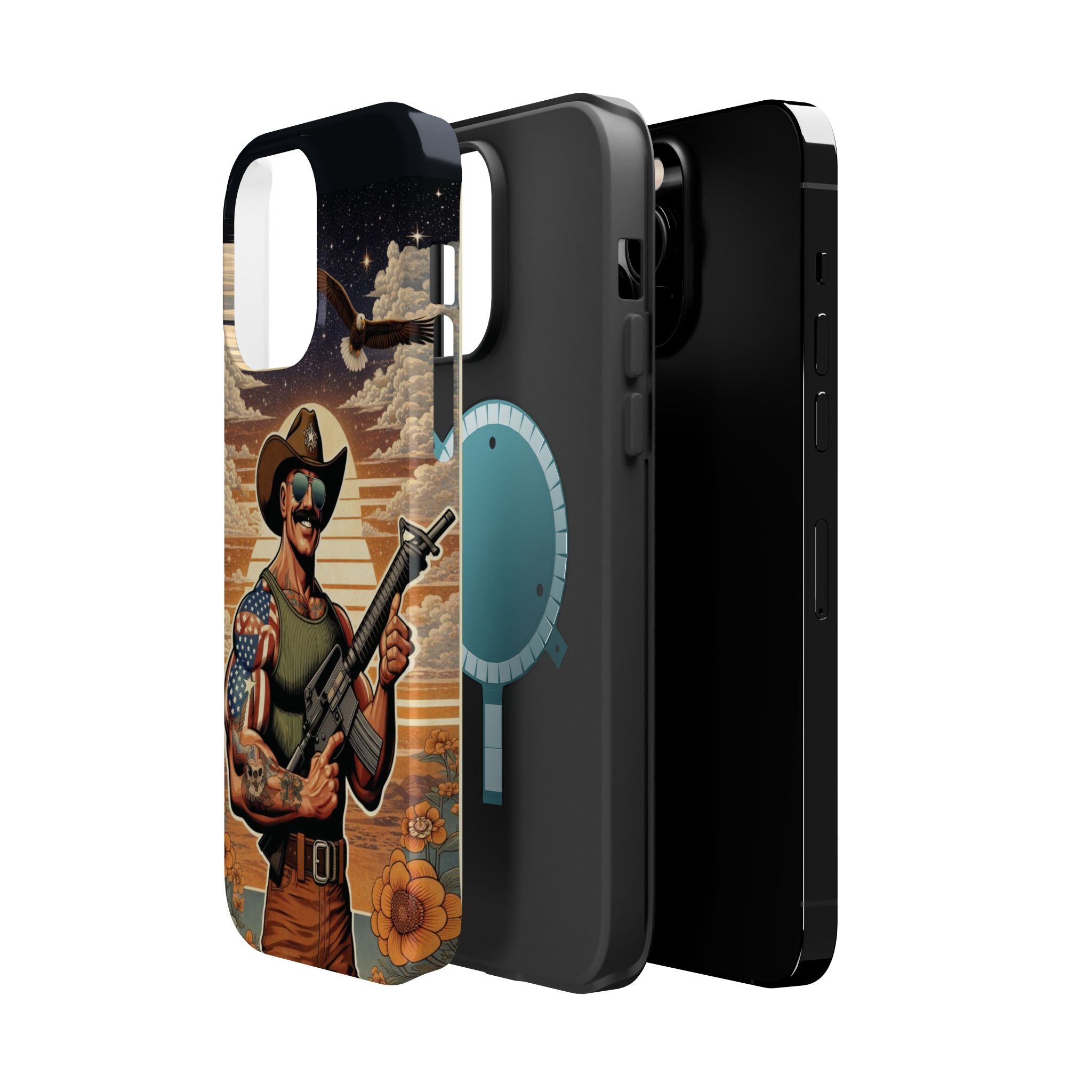 Uncle Dave AR-15 - Magnetic Impact‑Resistant Phone Case  iPhone 13-17 / Samsung S26  MagSafe Compatible