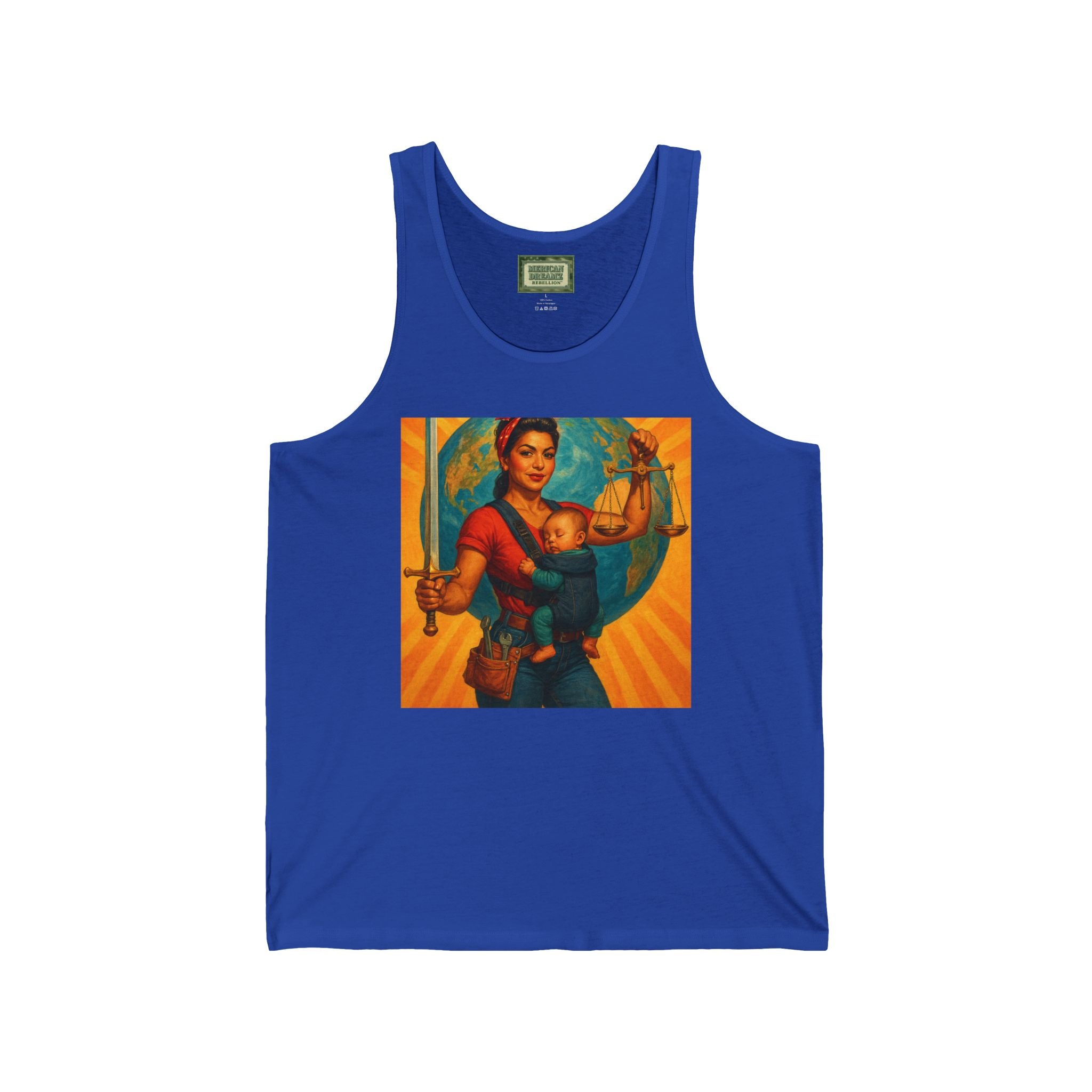 Super Momz Tank Top – Motherhood Superhero Graphic Tank -05