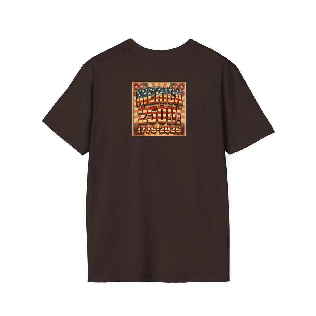 MERICAN DREAMZ REBELLION – MERICA 250!!!  Graphic T‑Shirt – 250 Years of Freedom 1776-2026 Graphic Tee-#1