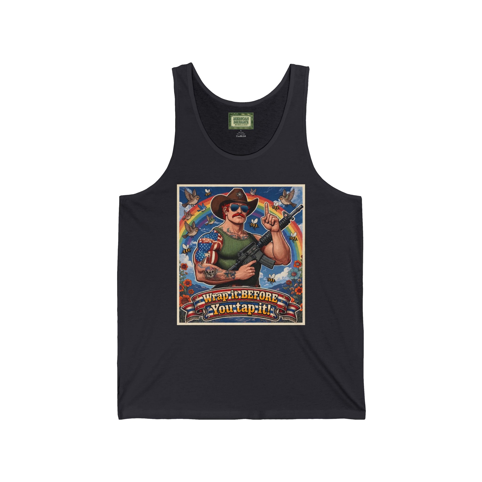 MERICAN UNCLE - Graphic Tank Top - Dating Advice - 4