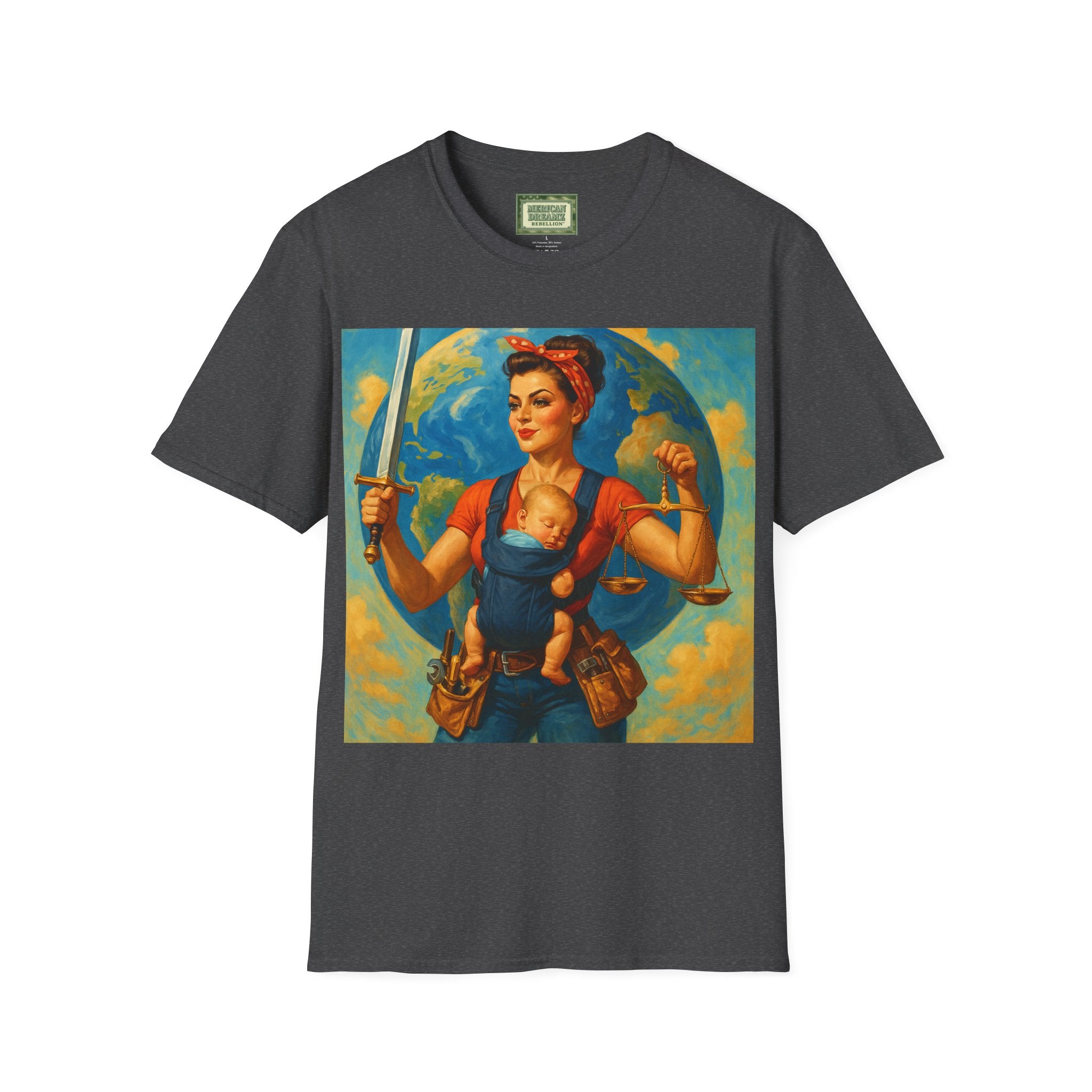 Super Momz T‑Shirt – Motherhood Super Hero Graphic Tee -3