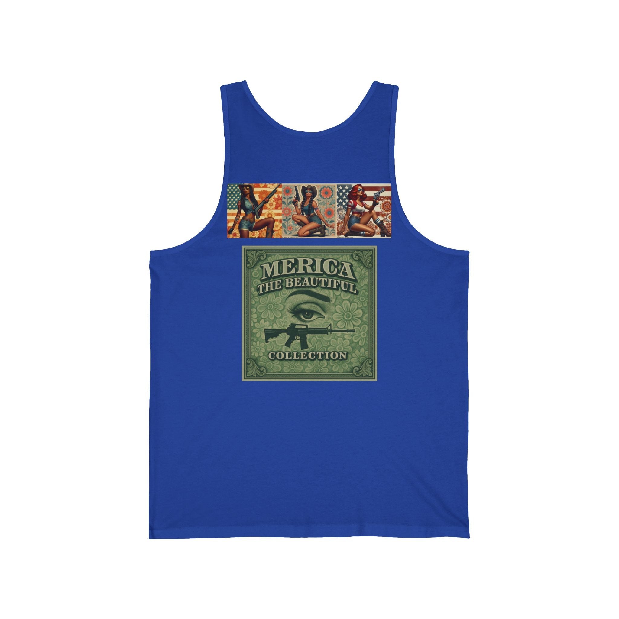 Uncle Dave Wants You AR-15 Tank Top — Gunslinger Pinup Back Print