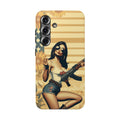 Americana AK-47 Pinup Girl - Impact‑Resistant Phone Case   Samsung Galaxy Series S22 / S22+ / S22 Ultra - S25 / S25+ / S25 Ultra