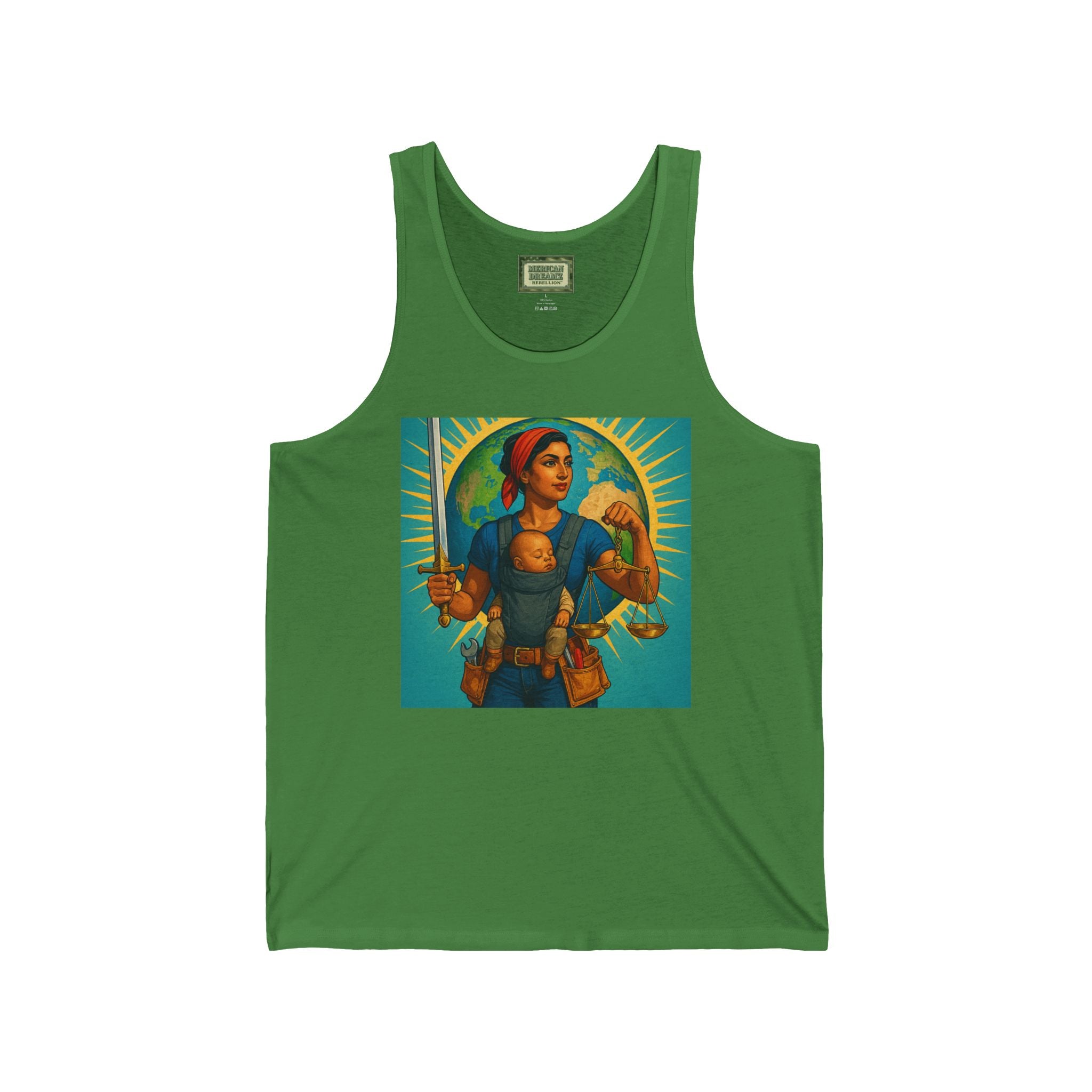 Super Momz Tank Top – Motherhood Superhero Graphic Tank -11