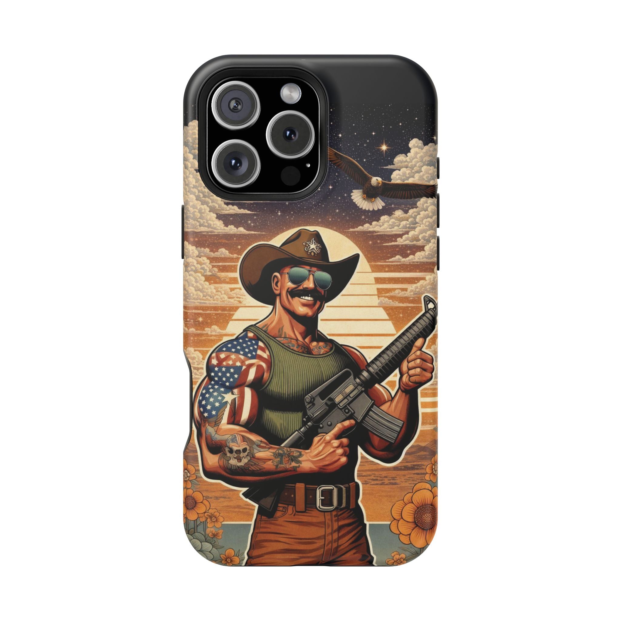 Uncle Dave AR-15 - Magnetic Impact‑Resistant Phone Case  iPhone 13-17 / Samsung S26  MagSafe Compatible
