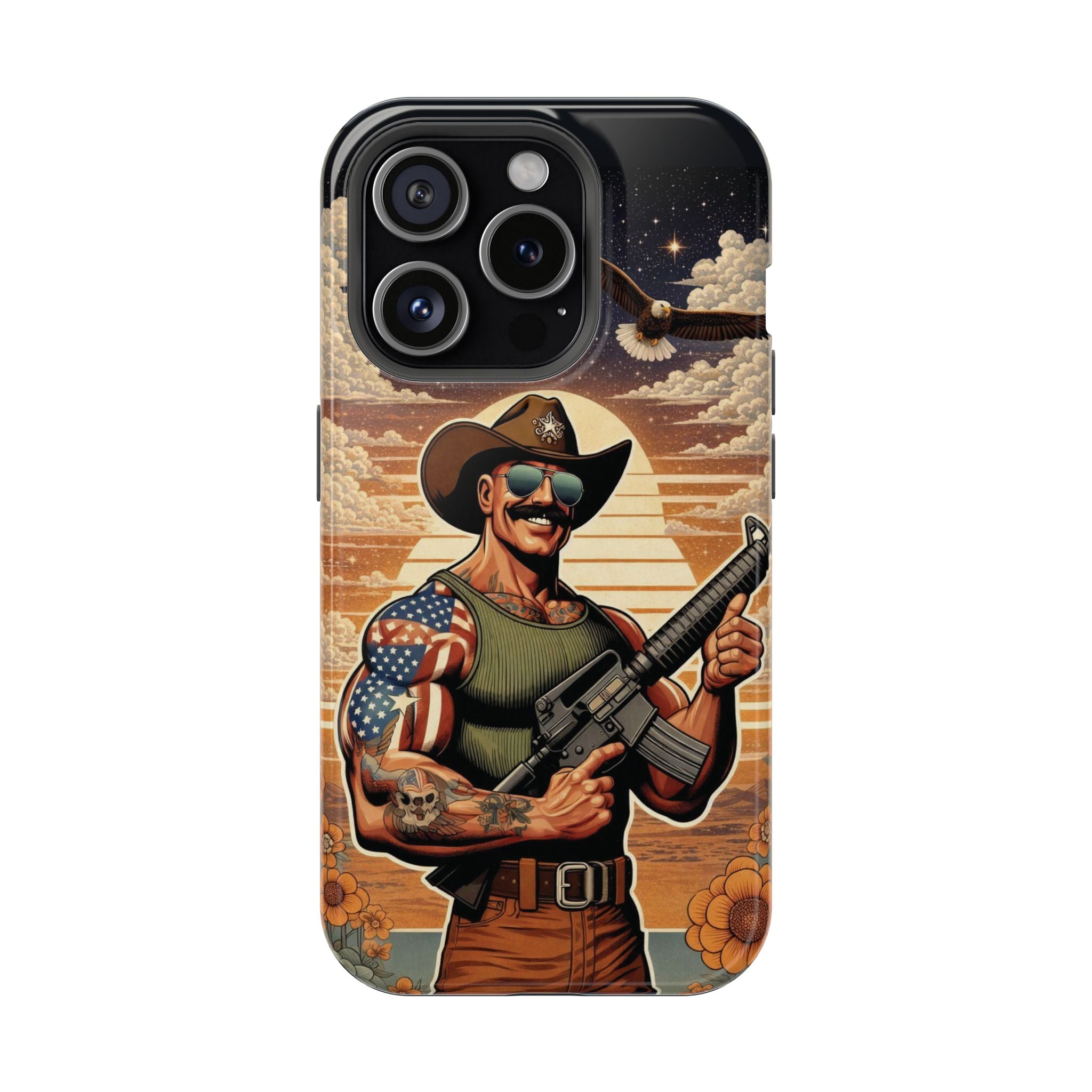 Uncle Dave AR-15 - Magnetic Impact‑Resistant Phone Case  iPhone 13-17 / Samsung S26  MagSafe Compatible