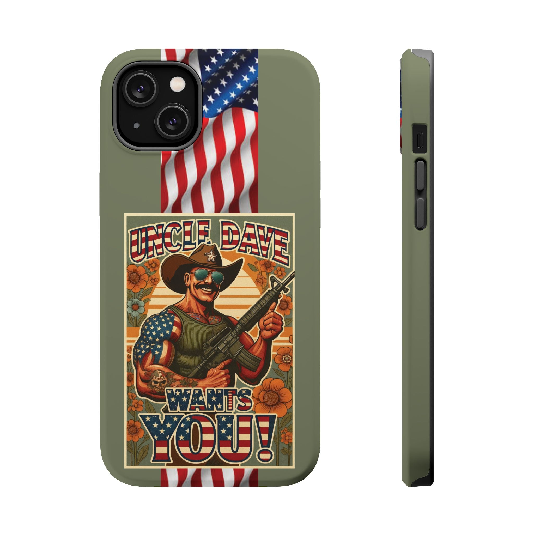 Uncle Dave Wants You! - Magnetic Impact‑Resistant Phone Case  iPhone 13-17 / Samsung S26  MagSafe Compatible