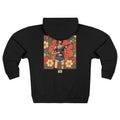 Americana Pinup girl with AK-47 Zip Hoodie — Retro Vintage Patriotic Graphic