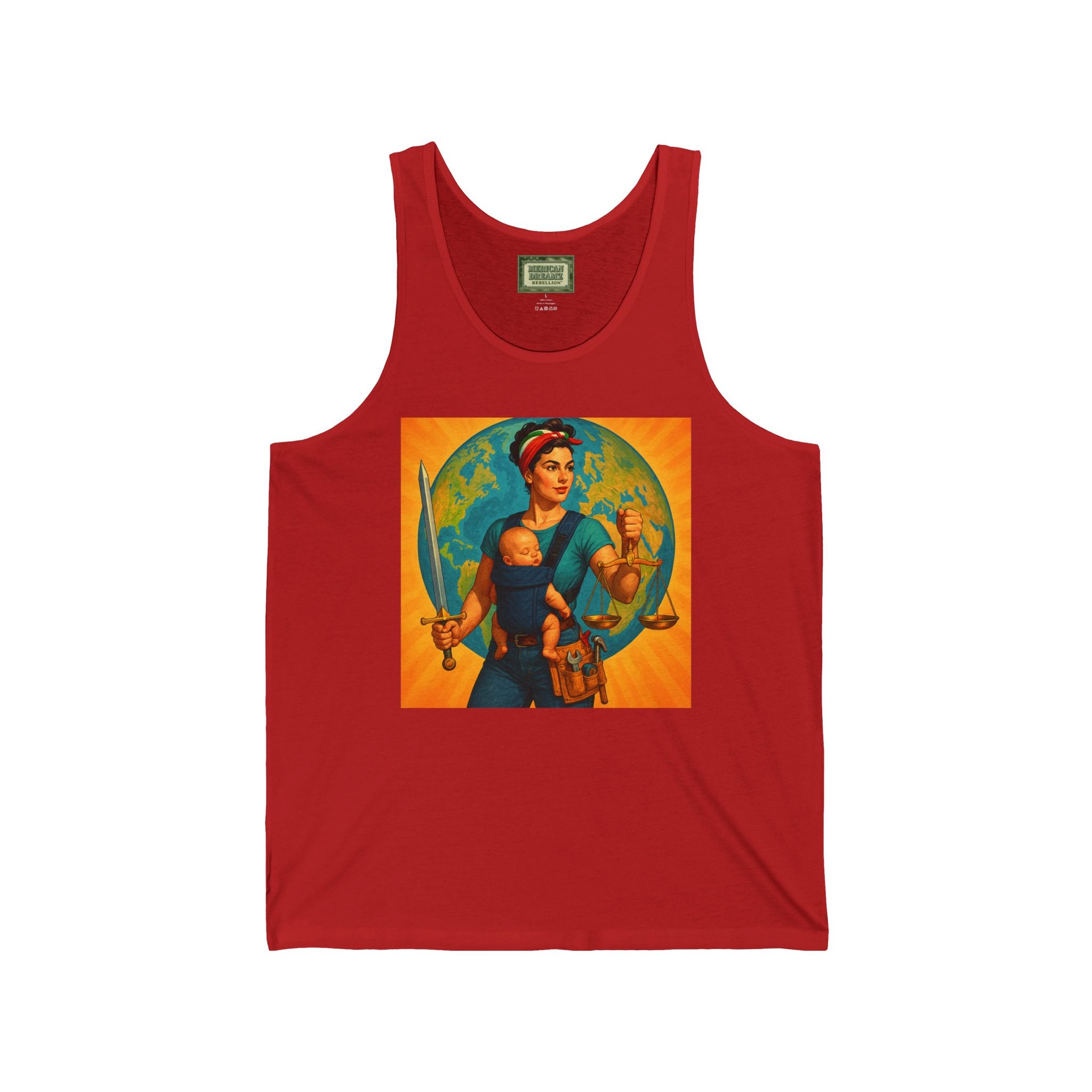 Super Momz Tank Top – Motherhood Superhero Graphic Tank -15