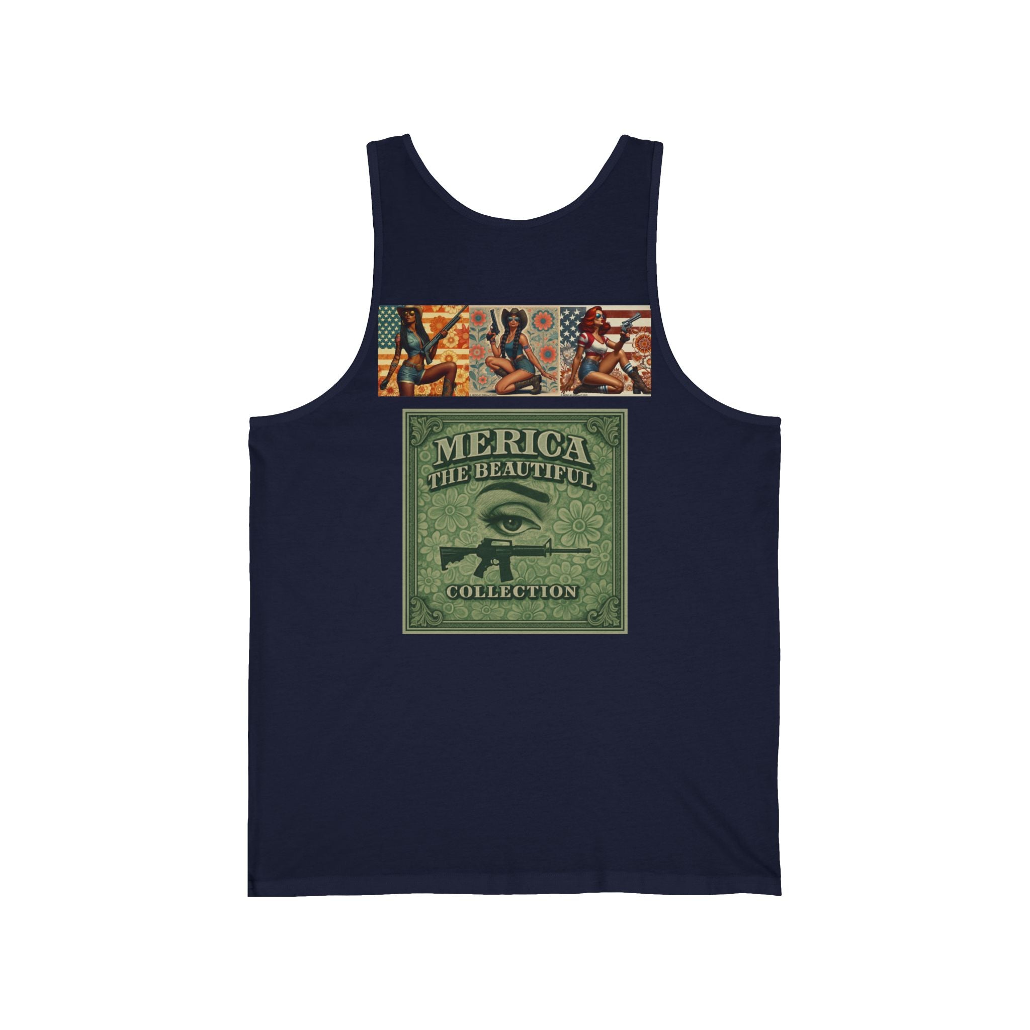 Uncle Dave Wants You AR-15 Tank Top — Gunslinger Pinup Back Print
