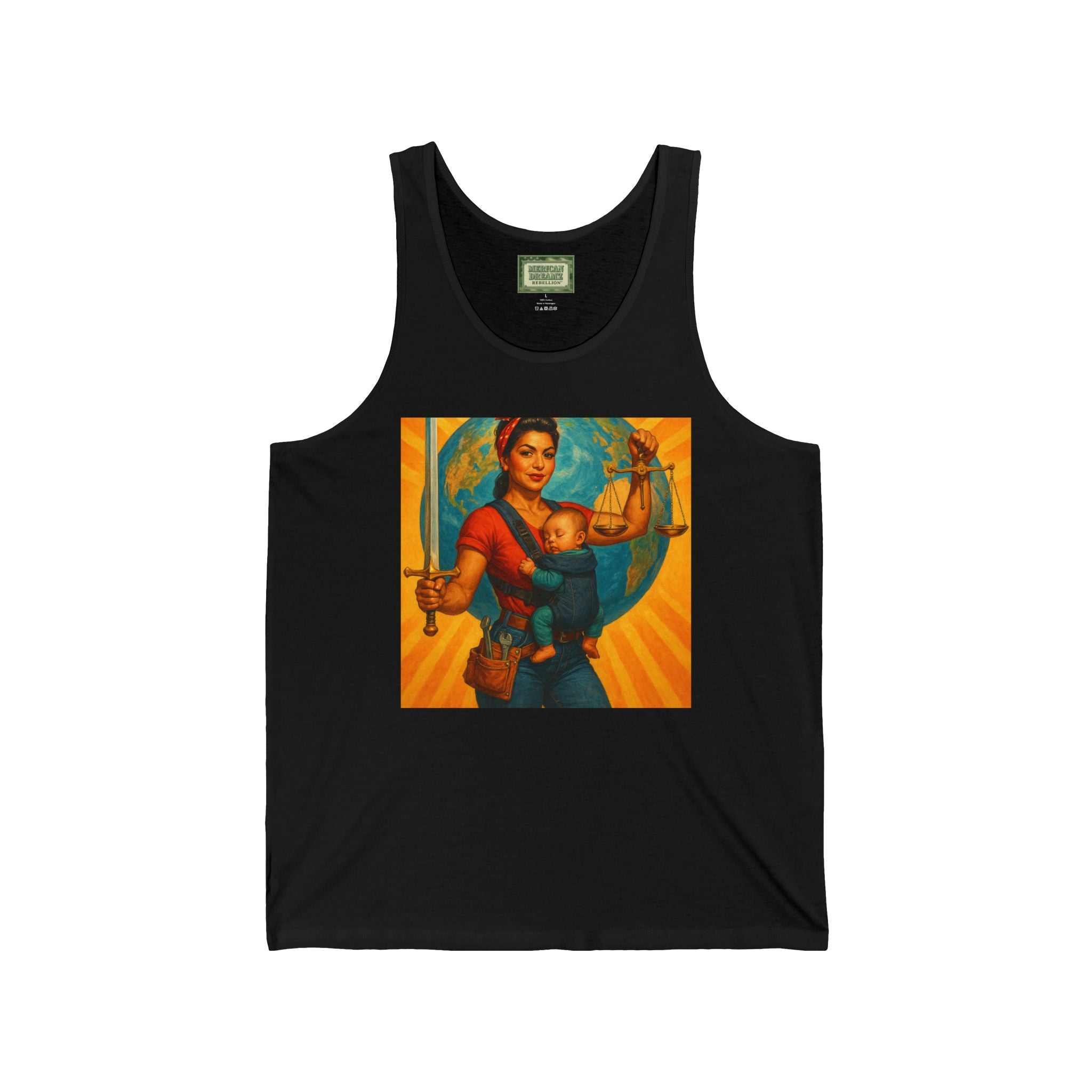 Super Momz Tank Top – Motherhood Superhero Graphic Tank -05