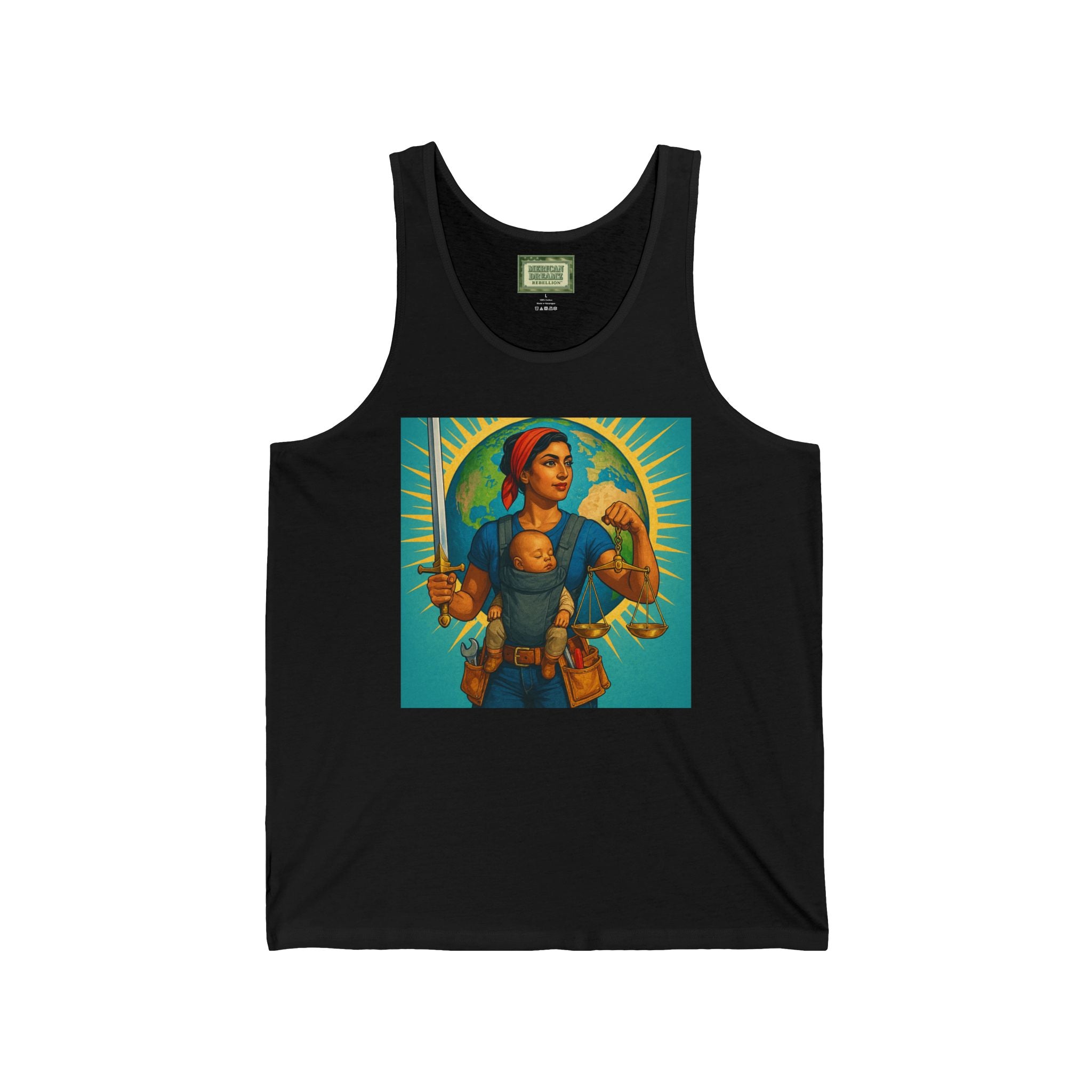 Super Momz Tank Top – Motherhood Superhero Graphic Tank -11