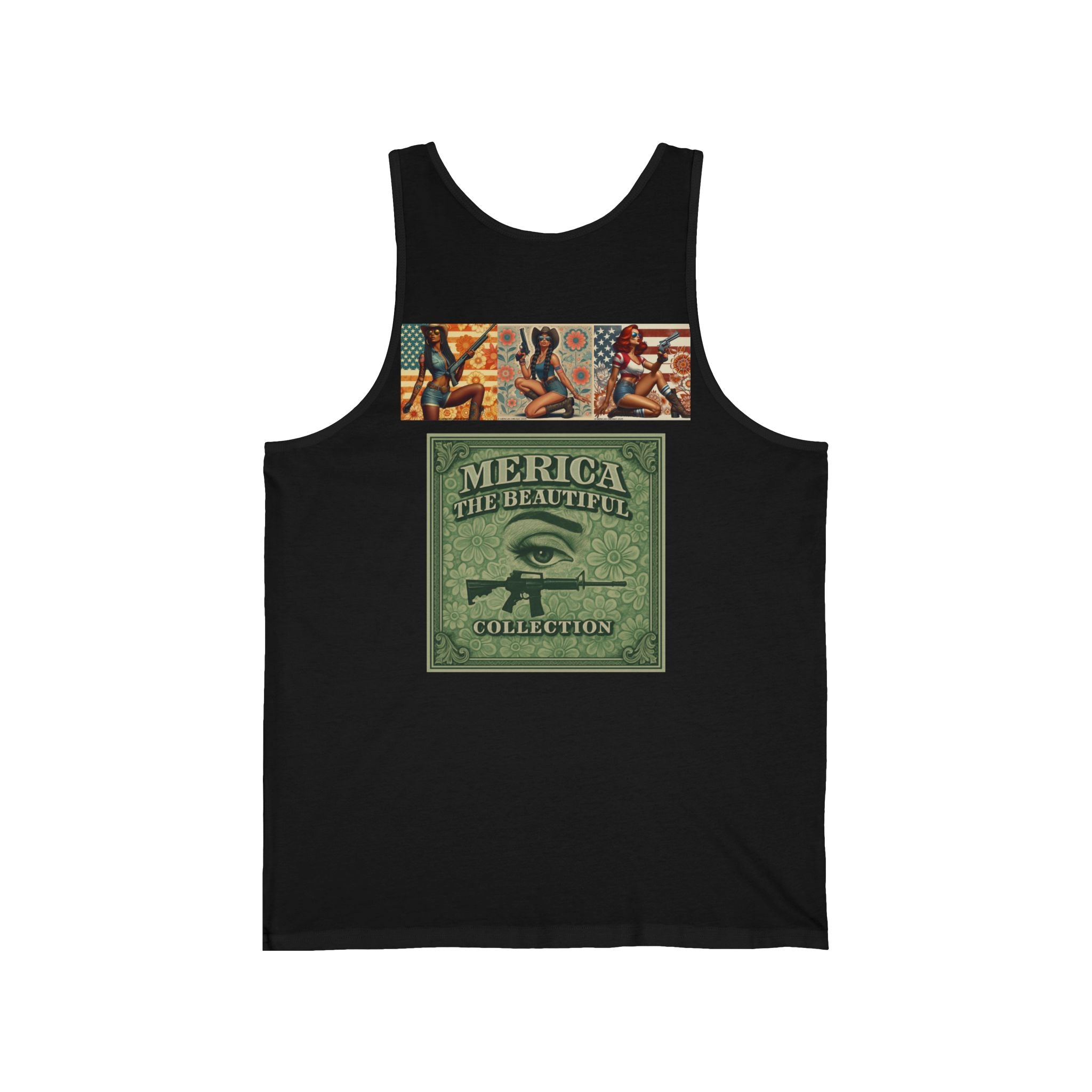 Uncle Dave Wants You AR-15 Tank Top — Gunslinger Pinup Back Print
