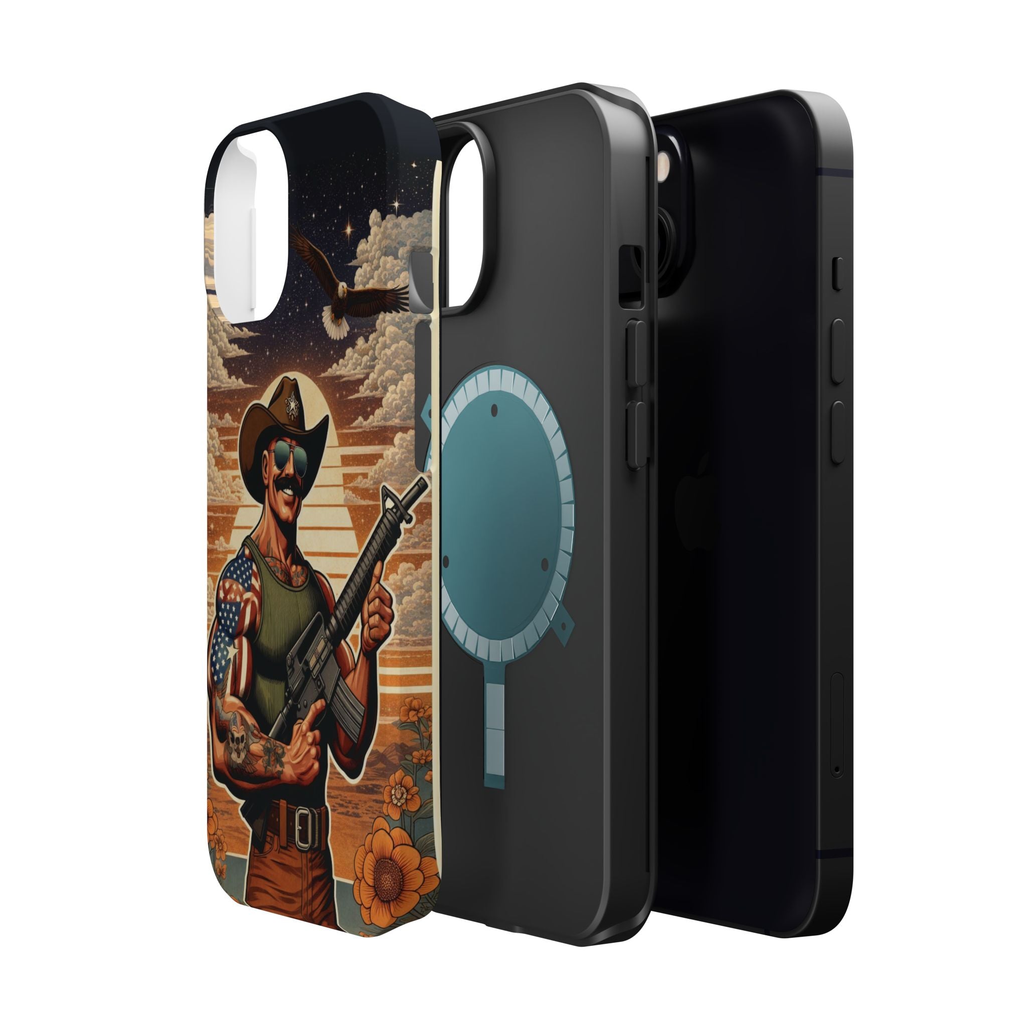 Uncle Dave AR-15 - Magnetic Impact‑Resistant Phone Case  iPhone 13-17 / Samsung S26  MagSafe Compatible