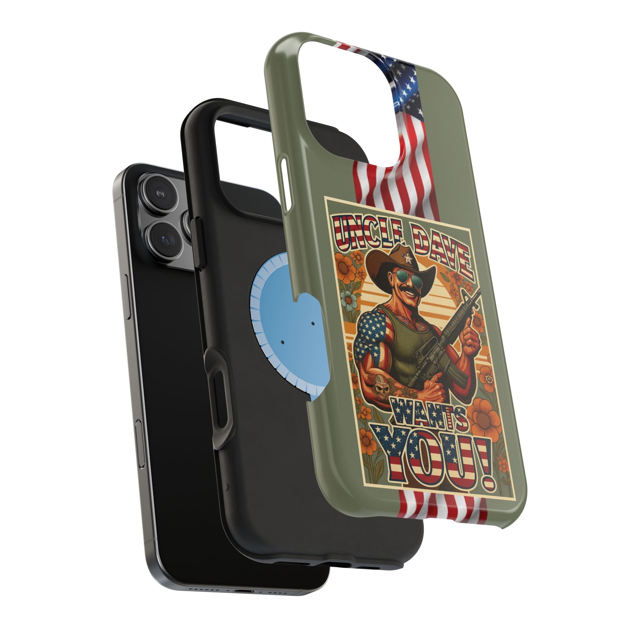 Uncle Dave Wants You! - Magnetic Impact‑Resistant Phone Case  iPhone 13-17 / Samsung S26  MagSafe Compatible