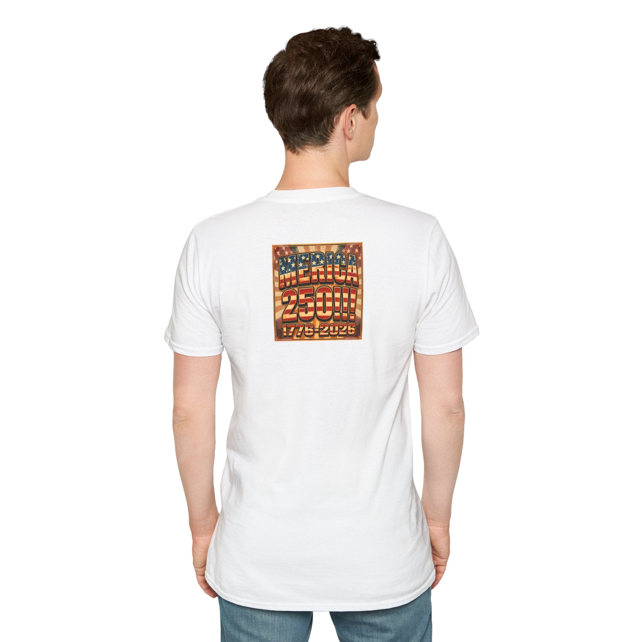MERICAN DREAMZ REBELLION – MERICA 250!!!  Graphic T‑Shirt – 250 Years of Freedom 1776-2026 Graphic Tee-#1