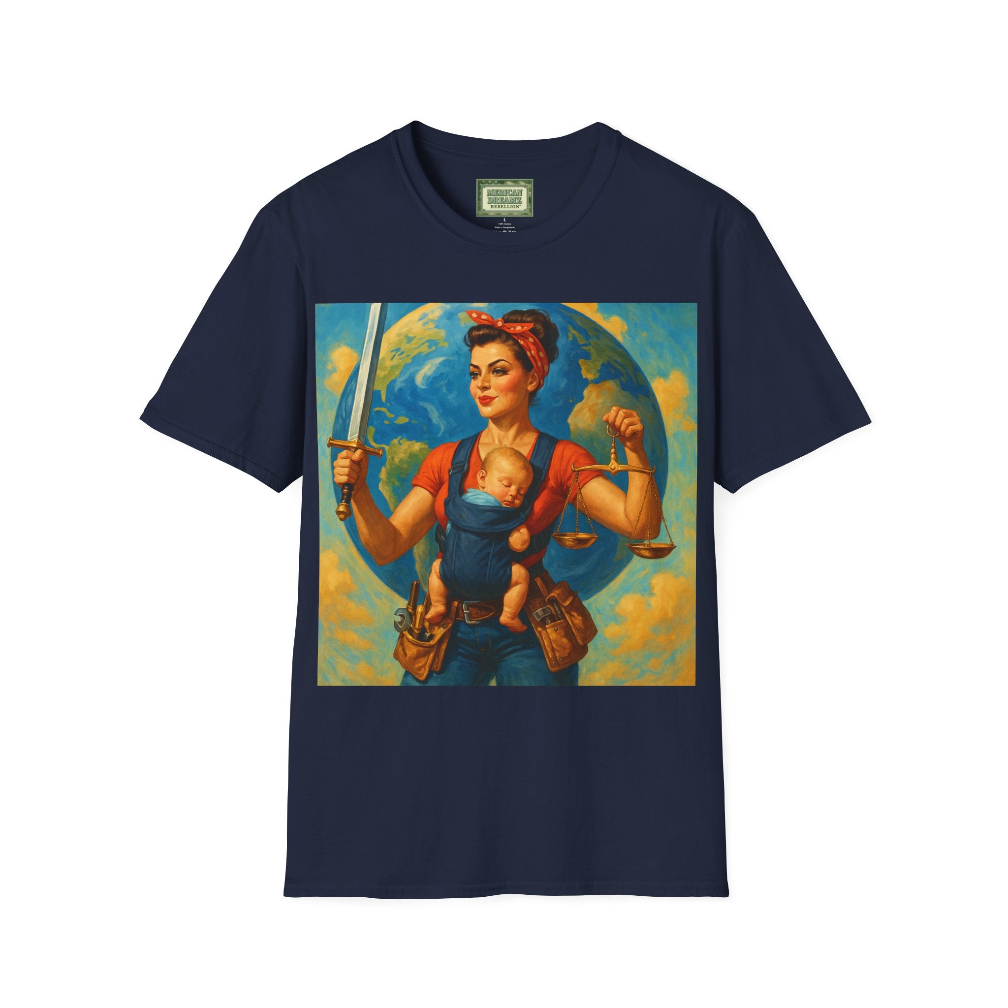 Super Momz T‑Shirt – Motherhood Super Hero Graphic Tee -3