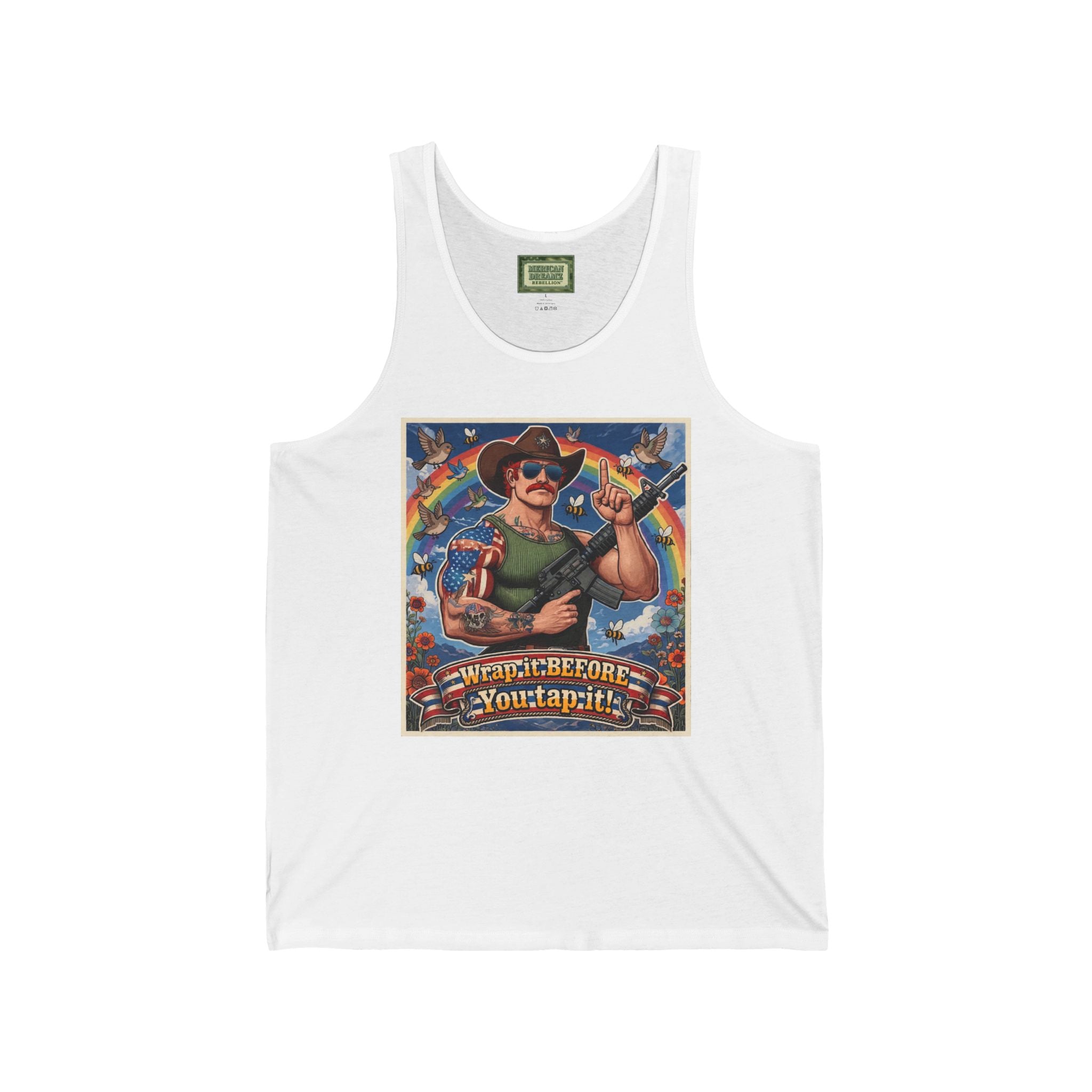 MERICAN UNCLE - Graphic Tank Top - Dating Advice - 4