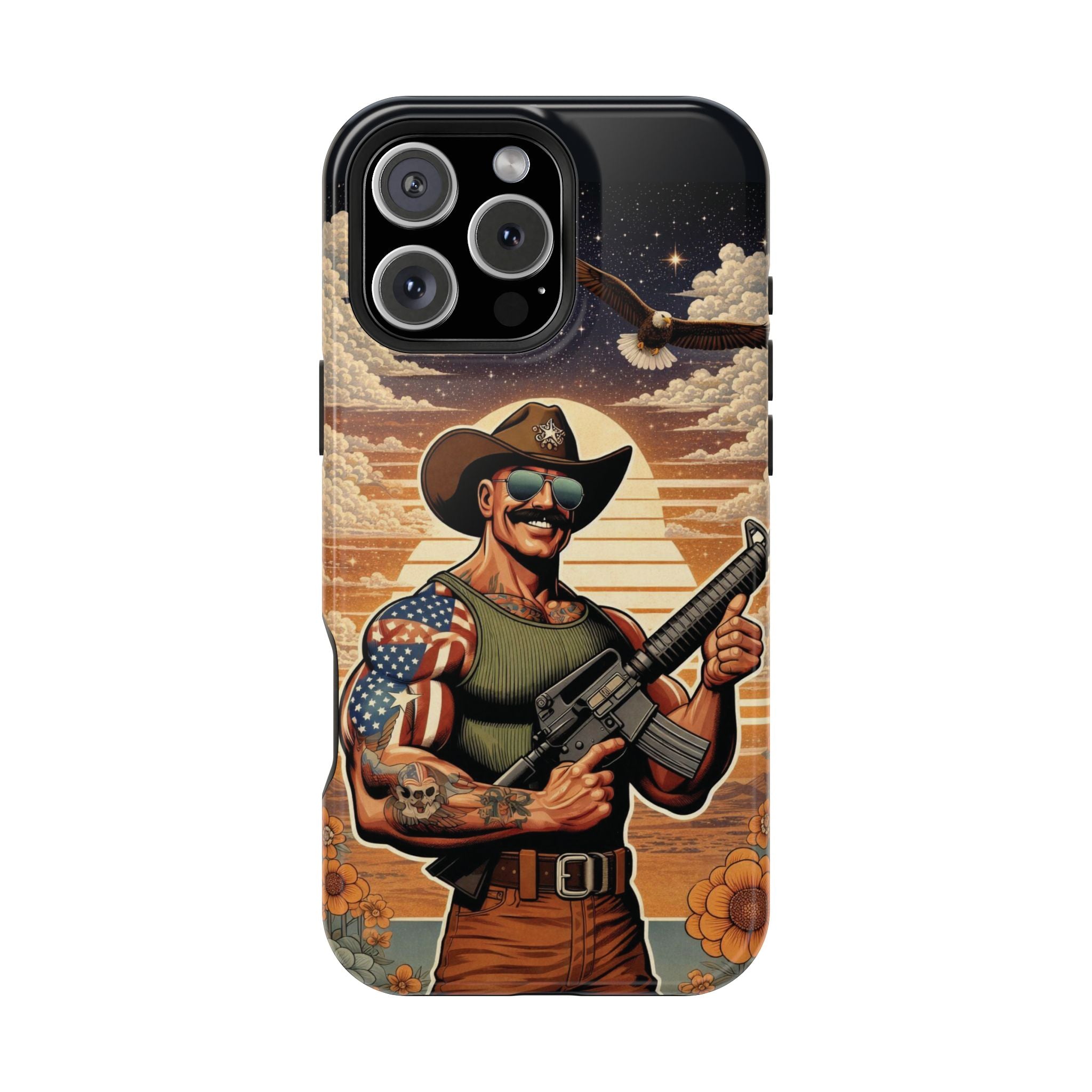 Uncle Dave AR-15 - Magnetic Impact‑Resistant Phone Case  iPhone 13-17 / Samsung S26  MagSafe Compatible