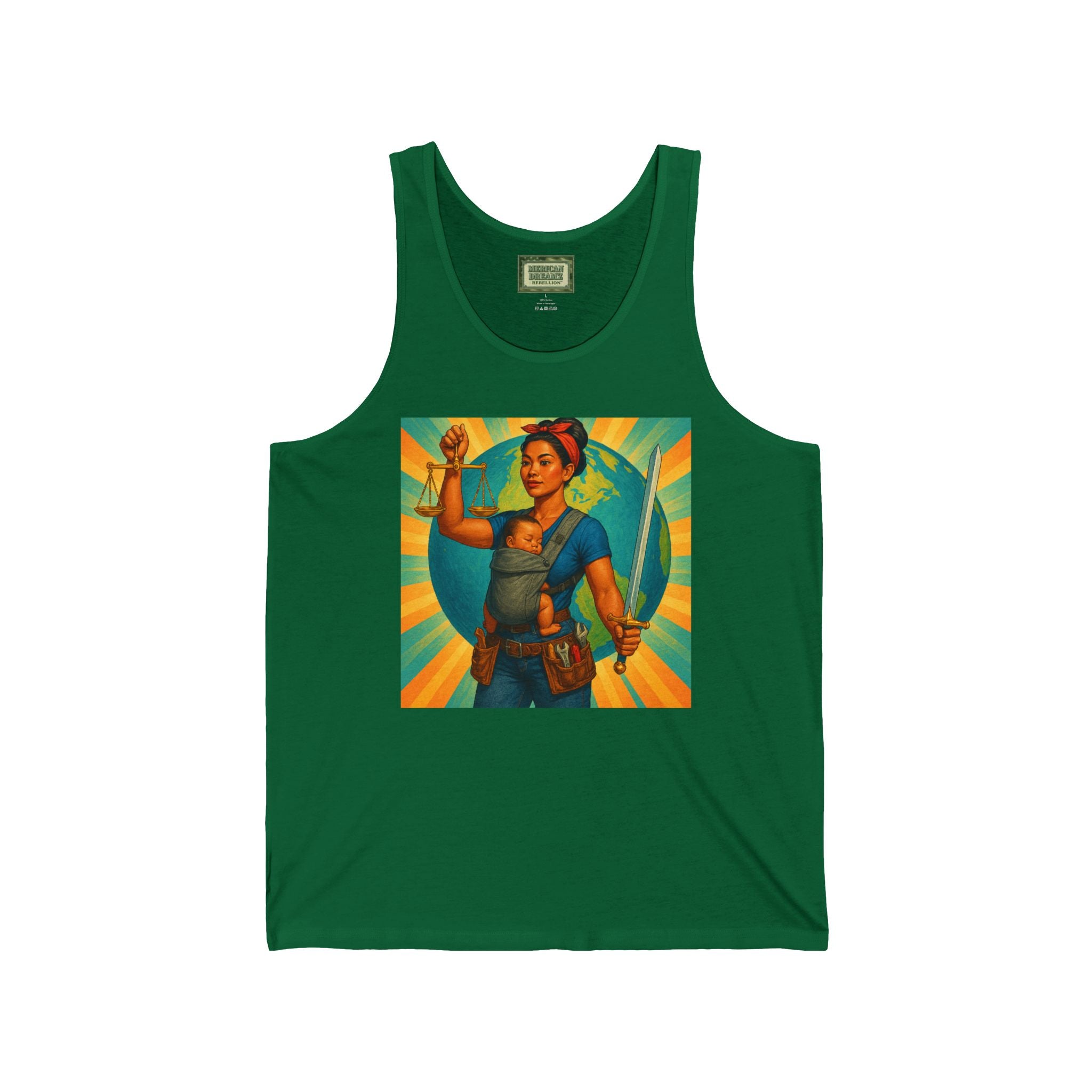 Super Momz Tank Top – Motherhood Superhero Graphic Tank -13