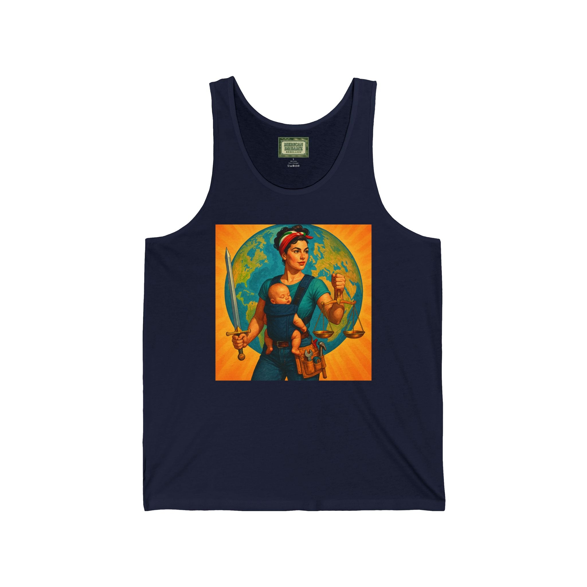 Super Momz Tank Top – Motherhood Superhero Graphic Tank -15