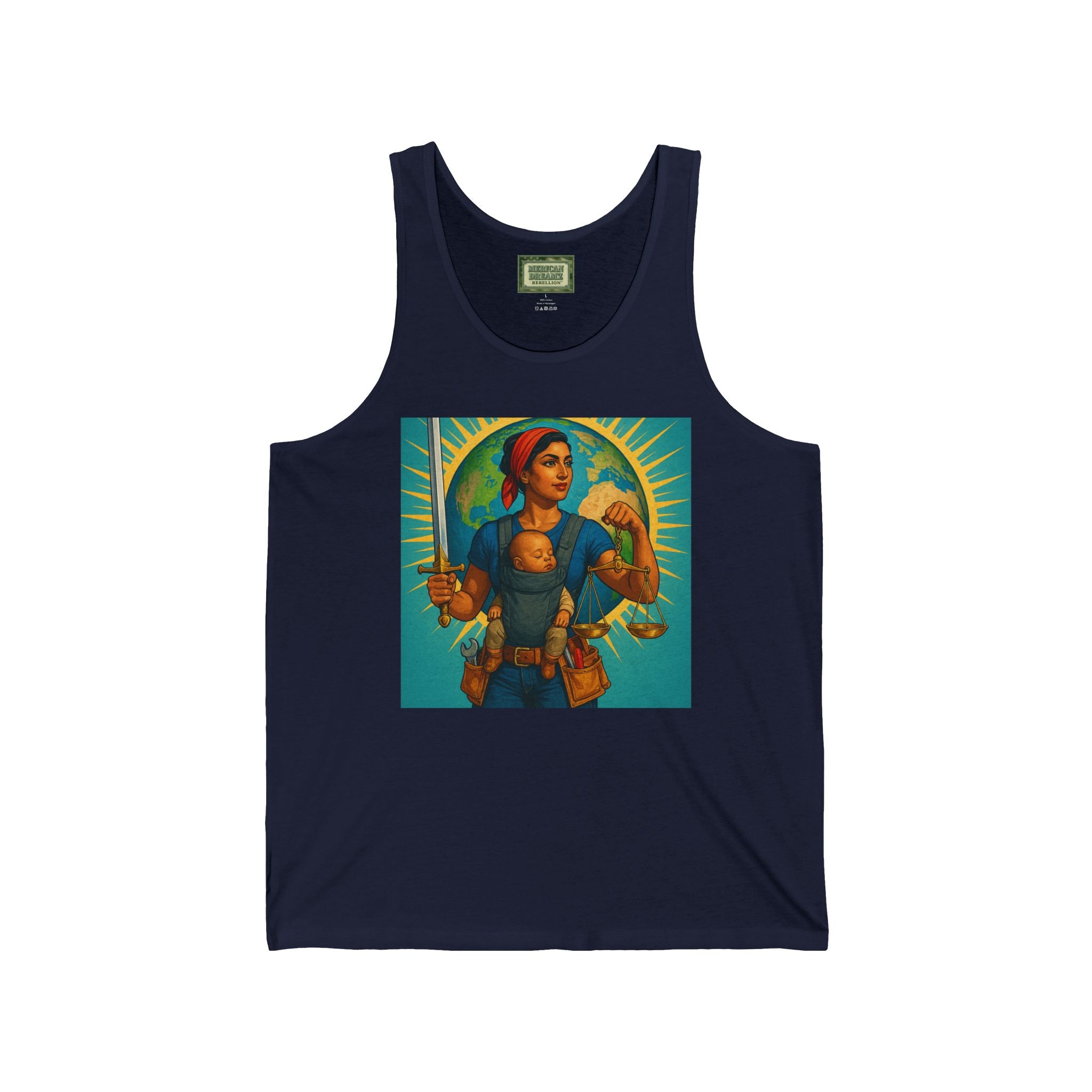 Super Momz Tank Top – Motherhood Superhero Graphic Tank -11