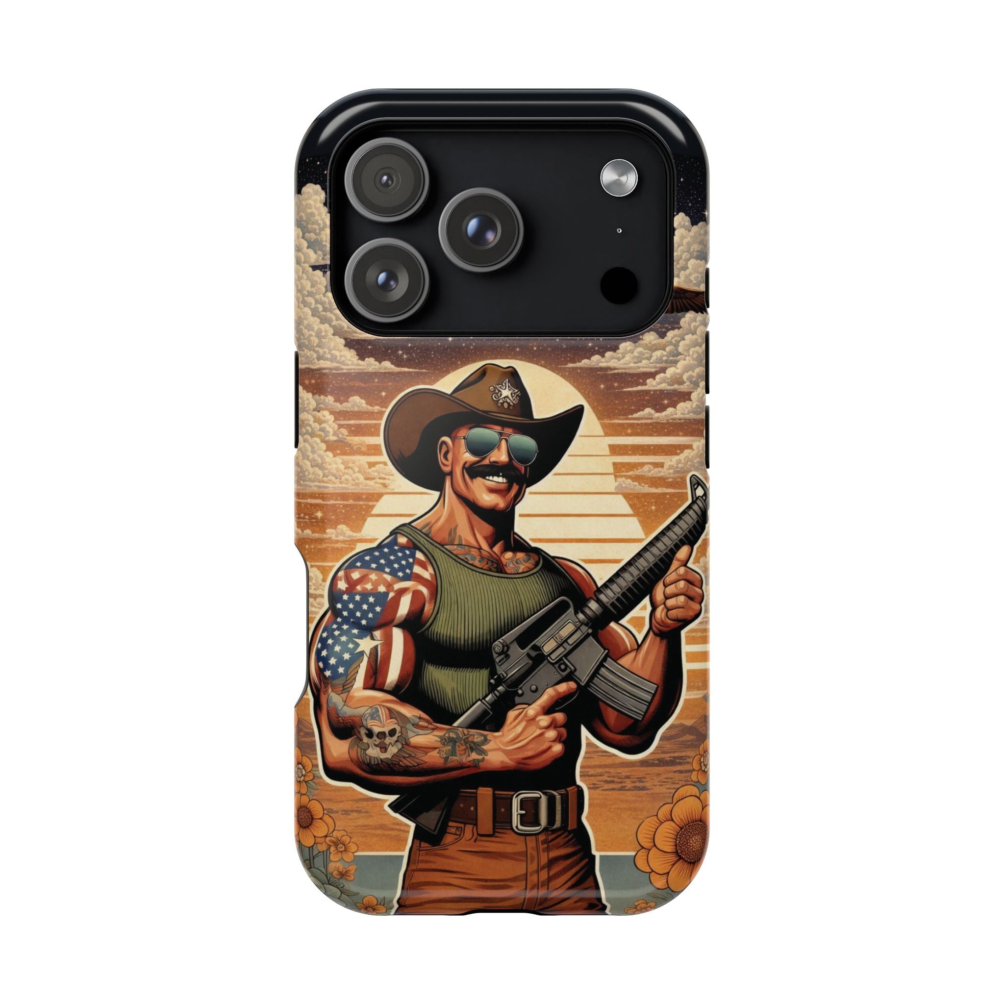 Uncle Dave AR-15 - Magnetic Impact‑Resistant Phone Case  iPhone 13-17 / Samsung S26  MagSafe Compatible