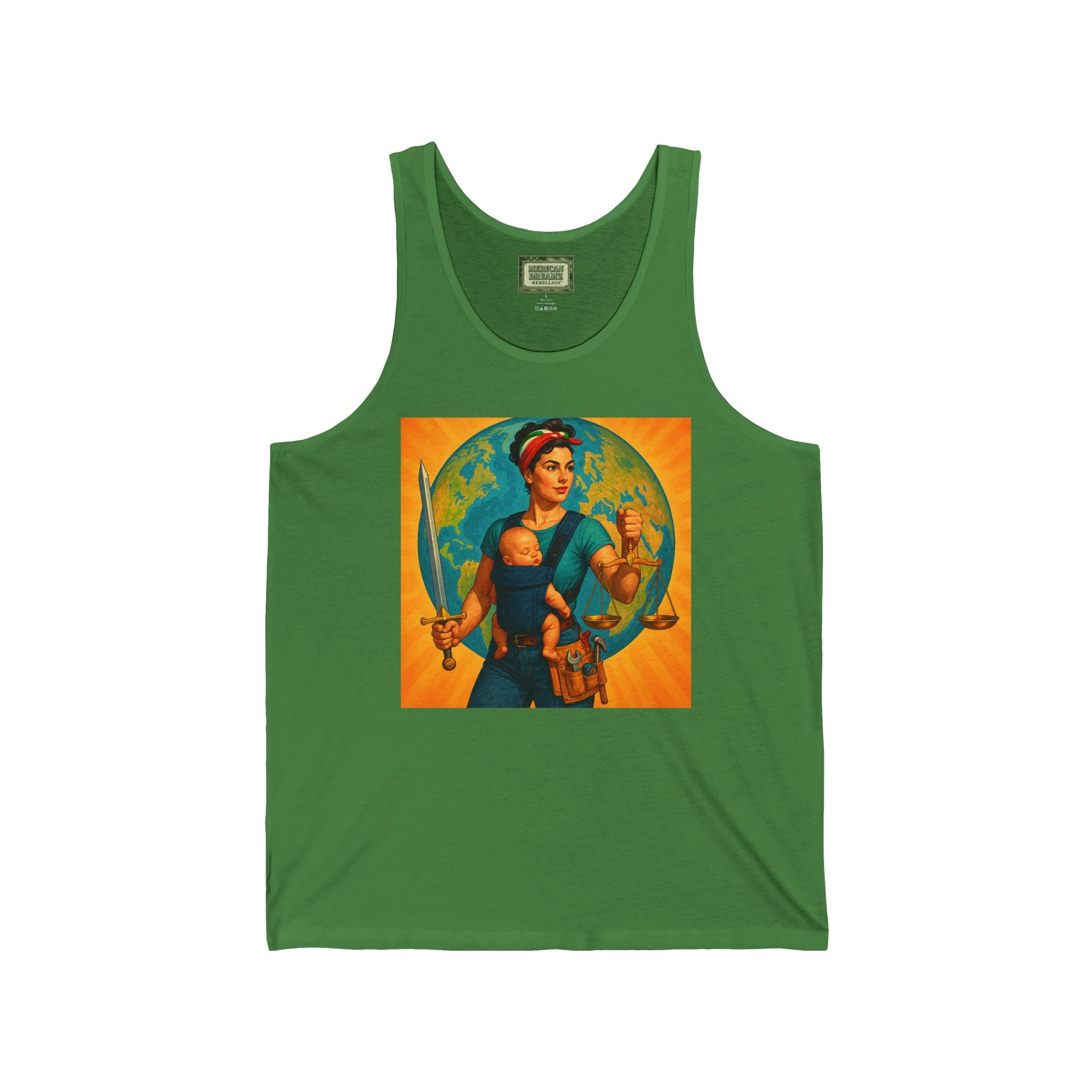 Super Momz Tank Top – Motherhood Superhero Graphic Tank -15