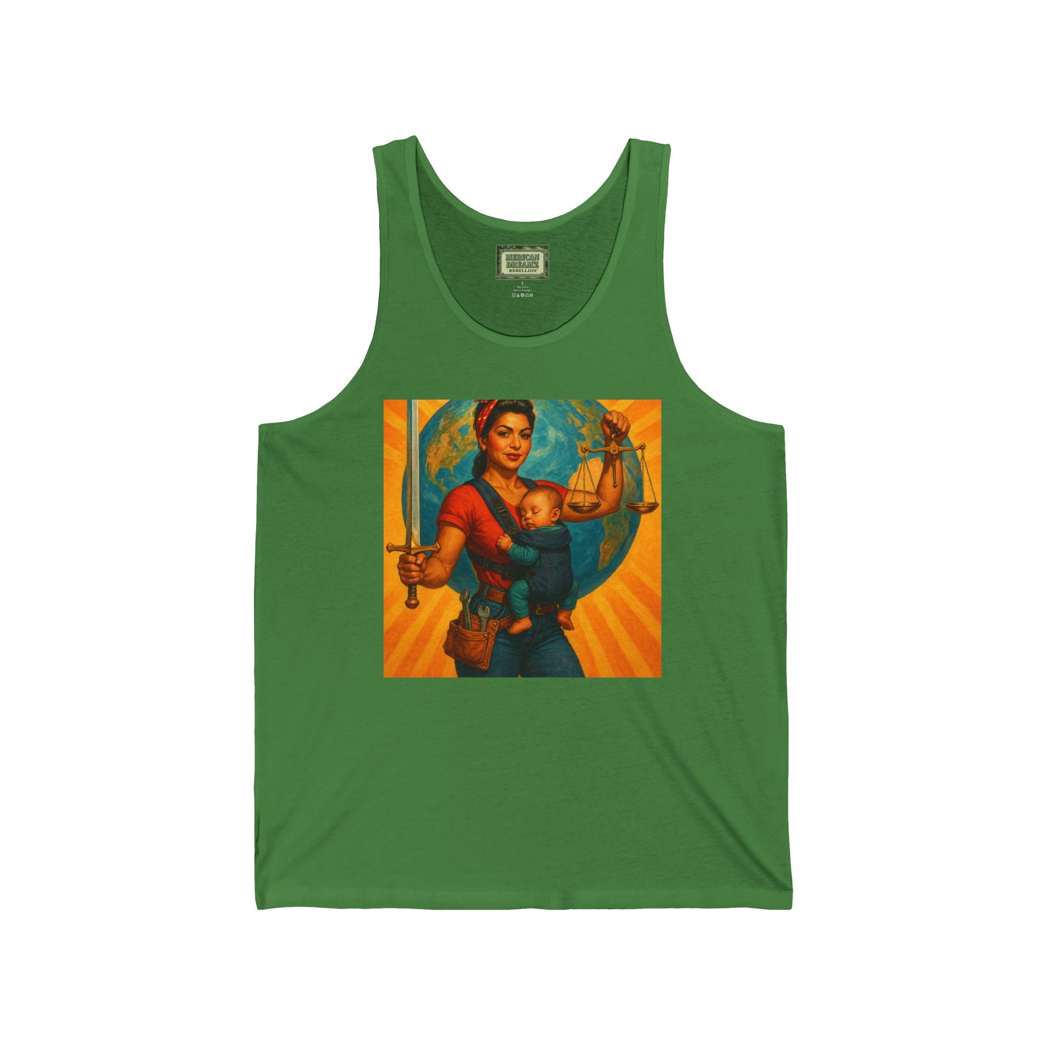 Super Momz Tank Top – Motherhood Superhero Graphic Tank -05