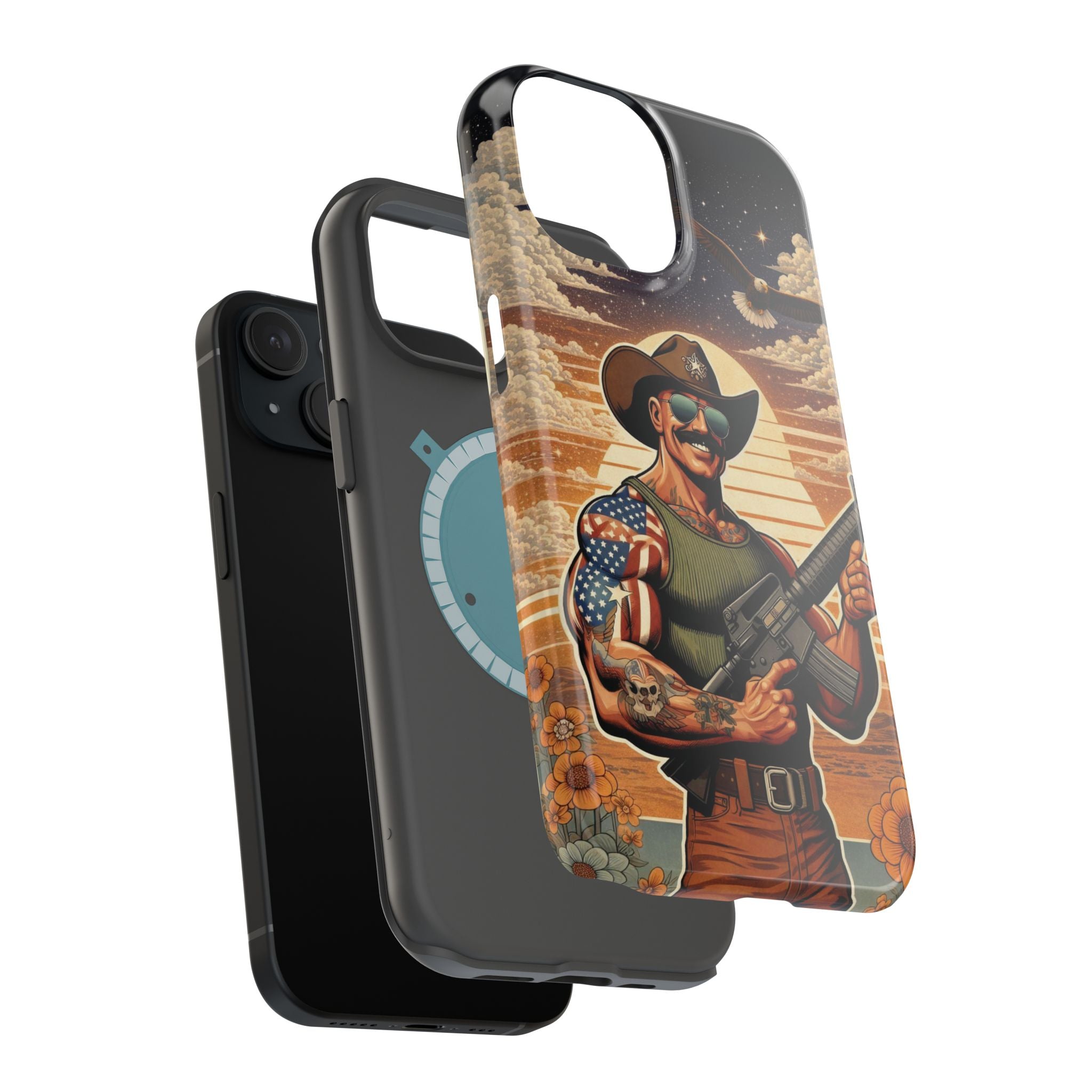 Uncle Dave AR-15 - Magnetic Impact‑Resistant Phone Case  iPhone 13-17 / Samsung S26  MagSafe Compatible
