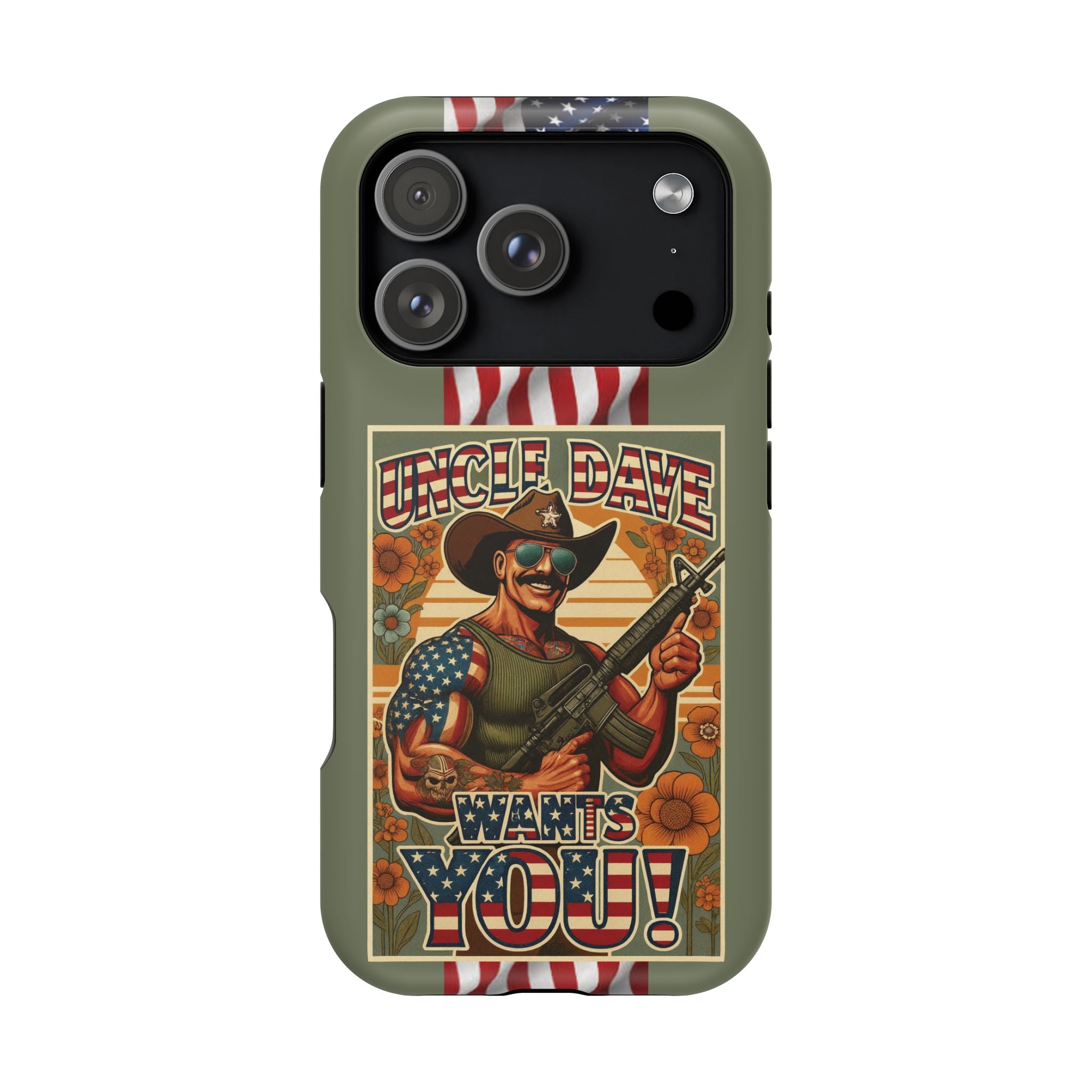 Uncle Dave Wants You! - Magnetic Impact‑Resistant Phone Case  iPhone 13-17 / Samsung S26  MagSafe Compatible