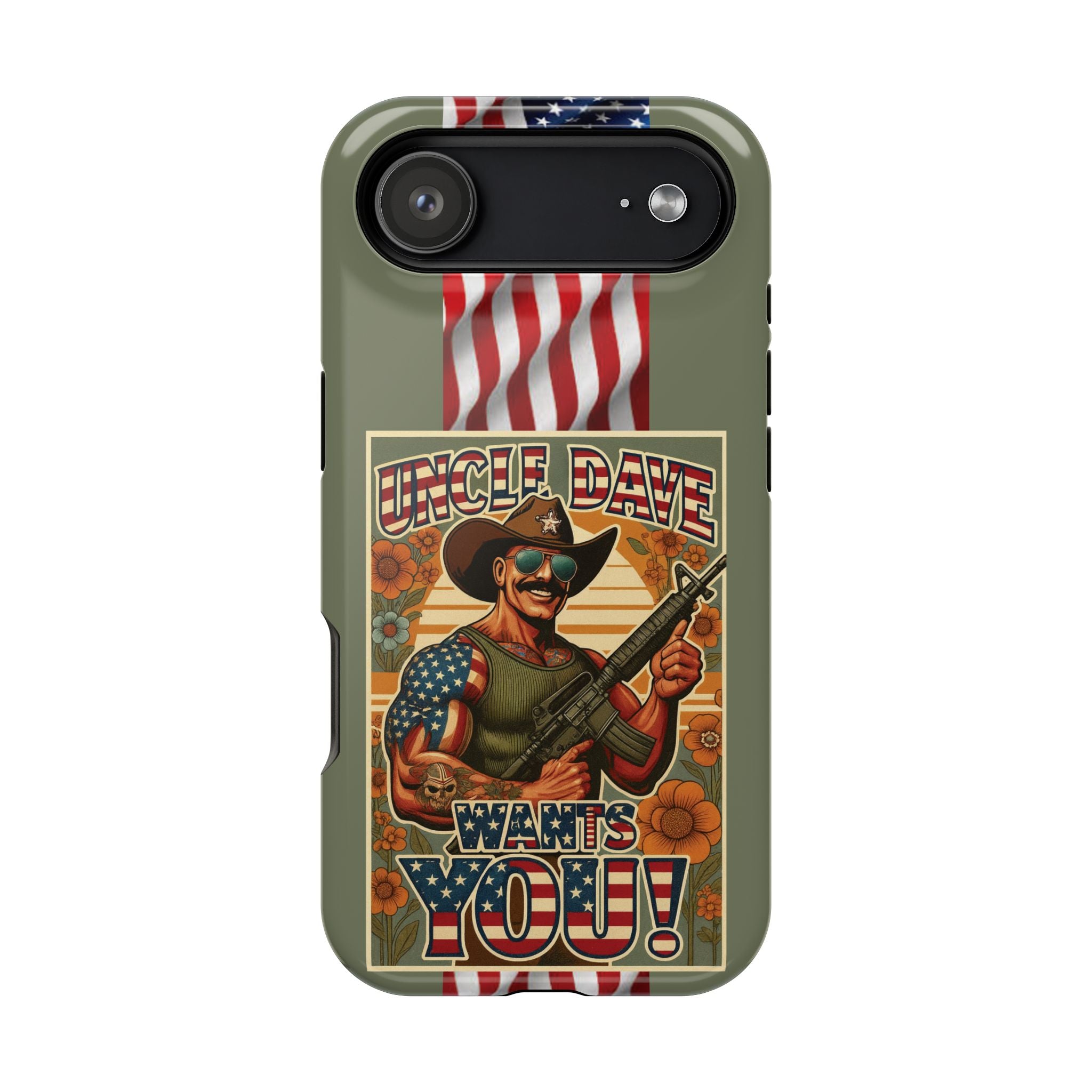 Uncle Dave Wants You! - Magnetic Impact‑Resistant Phone Case  iPhone 13-17 / Samsung S26  MagSafe Compatible