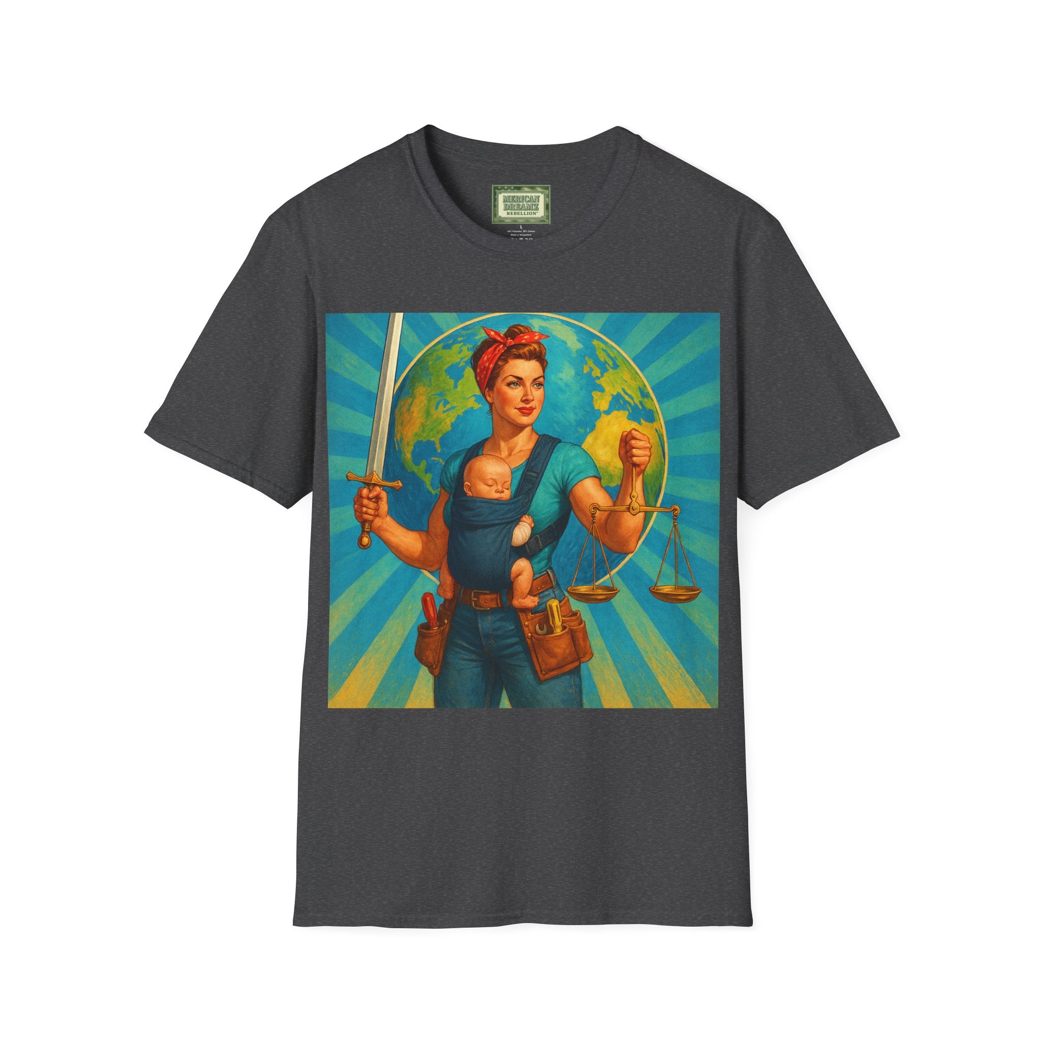 Super Momz T‑Shirt – Motherhood Super Hero Graphic Tee -16