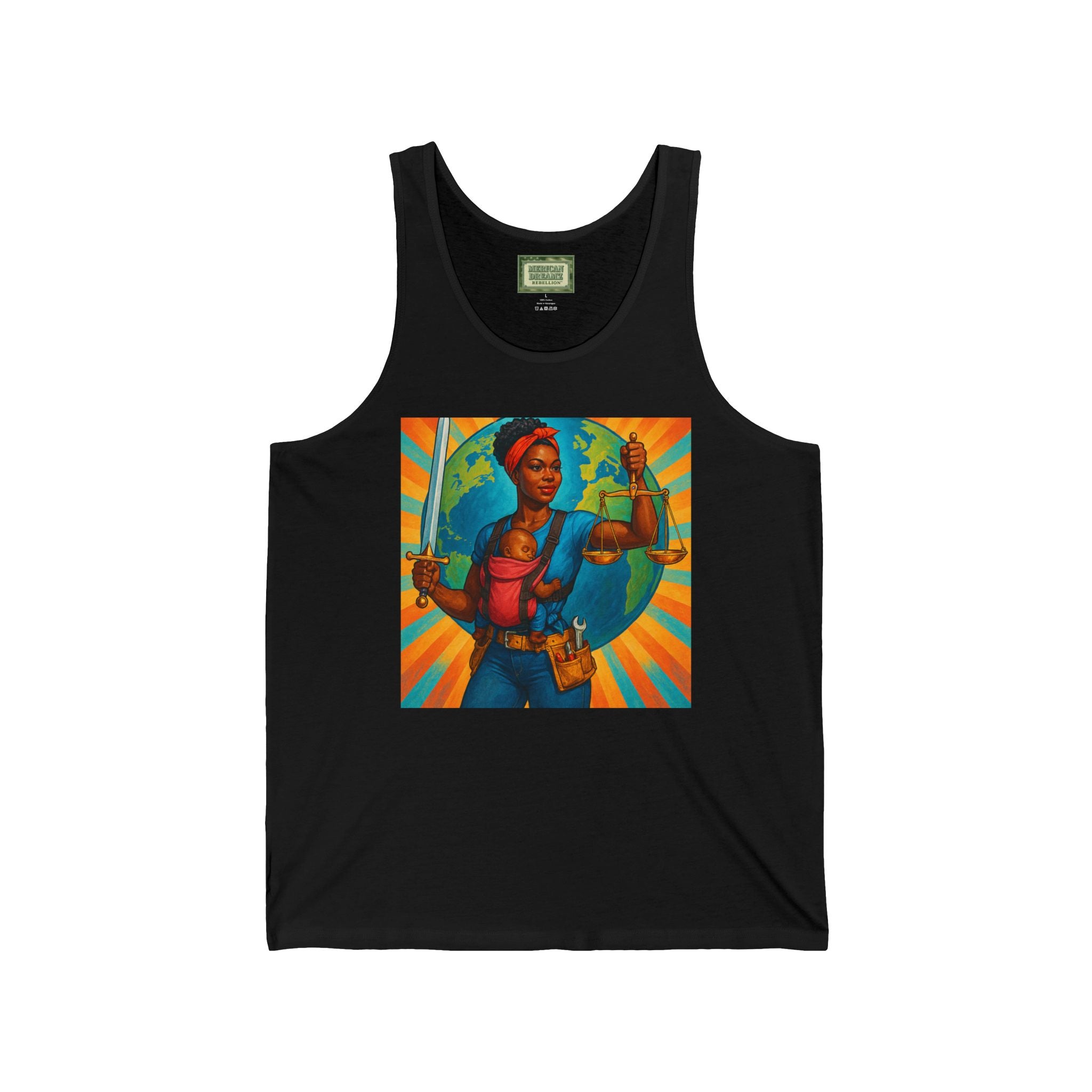 Super Momz Tank Top – Motherhood Superhero Graphic Tank -12