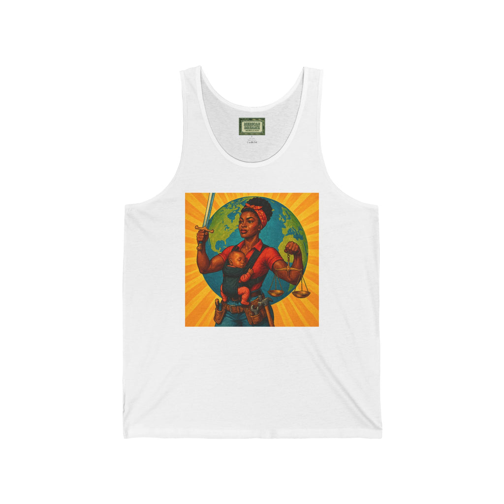Super Momz Tank Top – Motherhood Superhero Graphic Tank -04