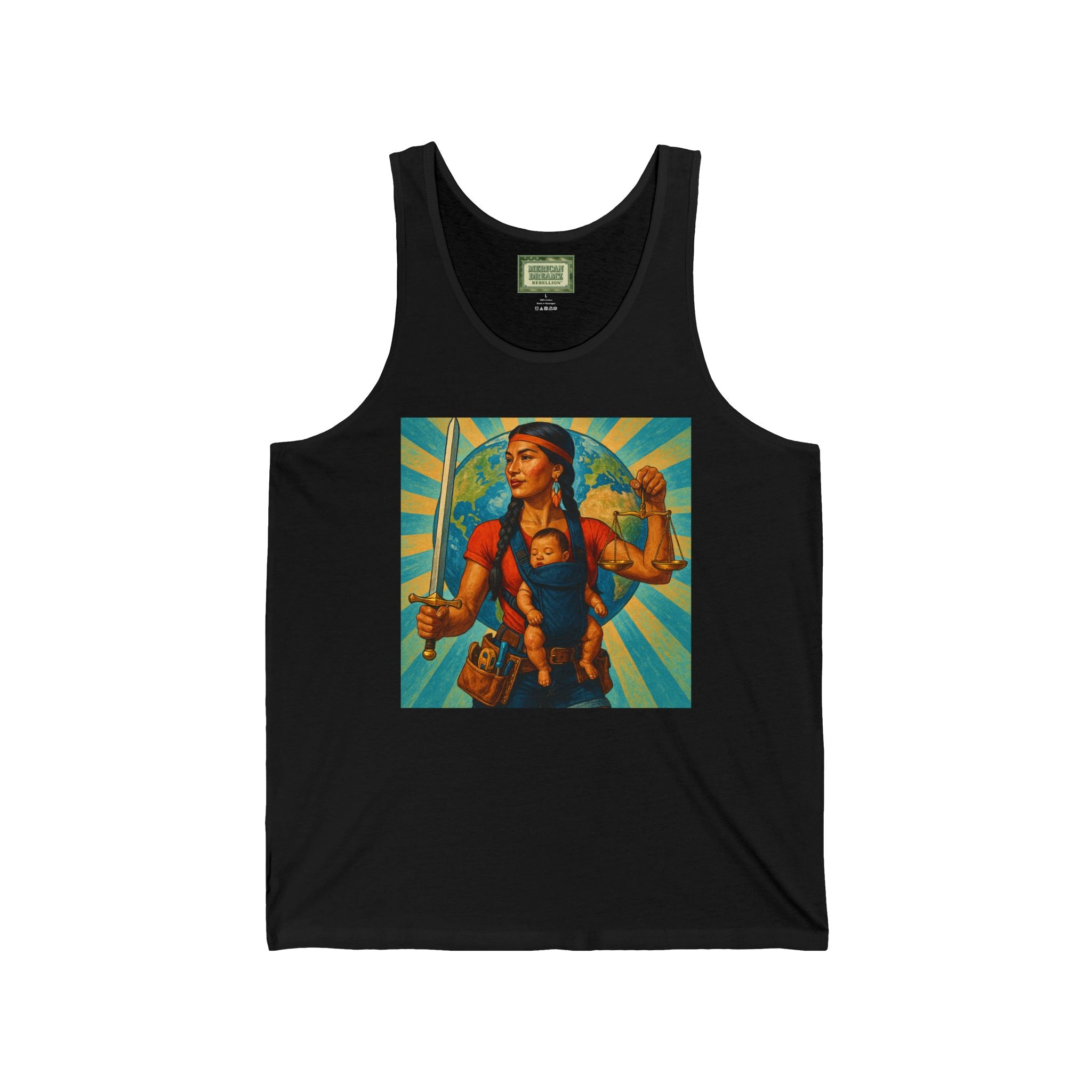 Super Momz Tank Top – Motherhood Superhero Graphic Tank -10