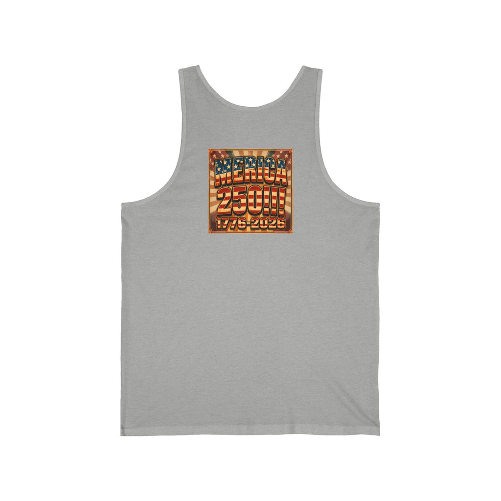 MERICAN DREAMZ REBELLION – MERICA 250!!! Tank Top – 250 Years of Freedom 1776-2026 Graphic Tank-#2
