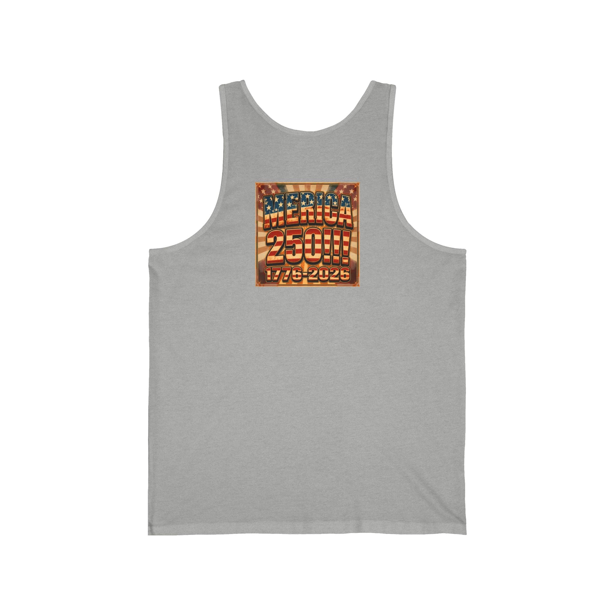 MERICAN DREAMZ REBELLION – MERICA 250!!! Tank Top – 250 Years of Freedom 1776-2026 Graphic Tank-#2