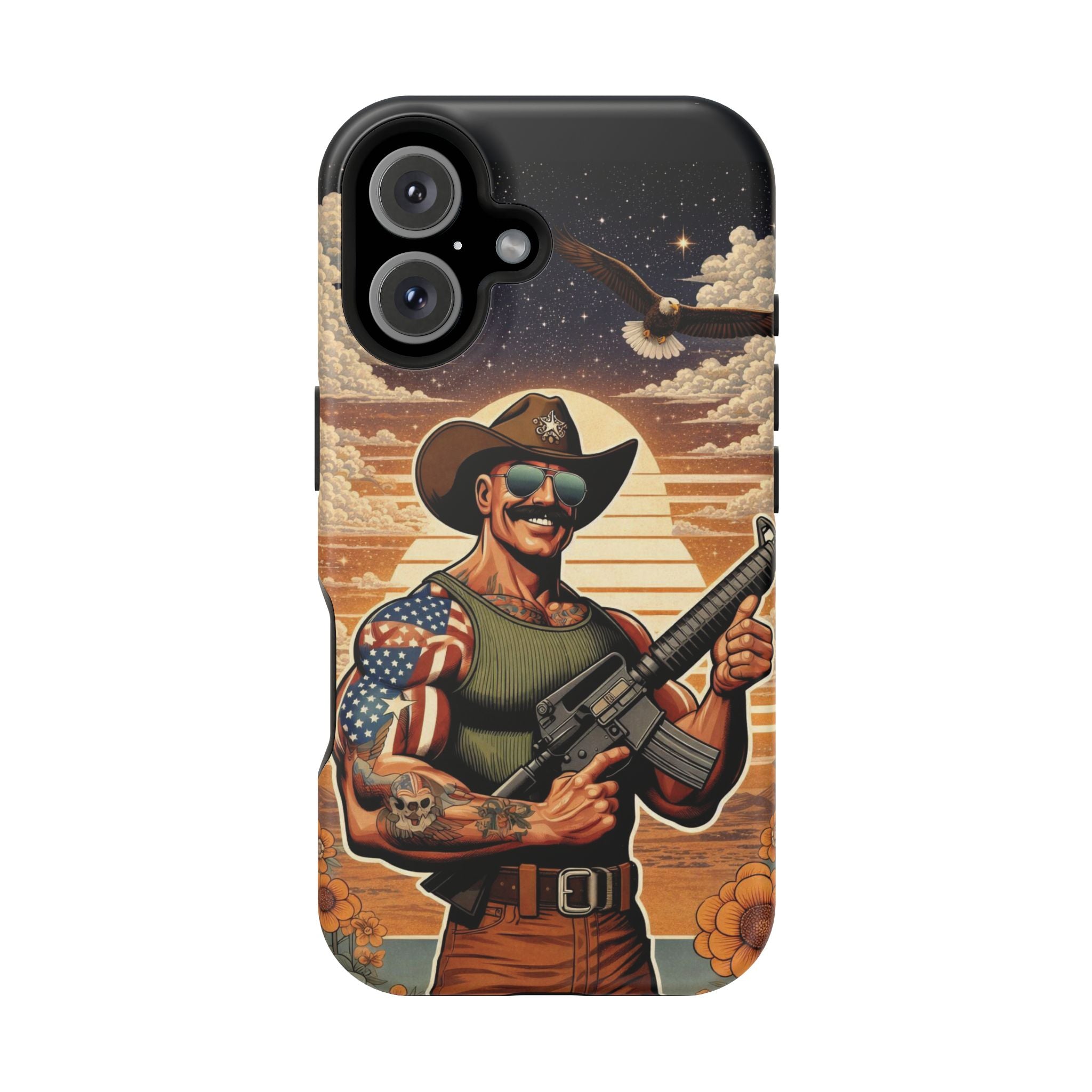 Uncle Dave AR-15 - Magnetic Impact‑Resistant Phone Case  iPhone 13-17 / Samsung S26  MagSafe Compatible