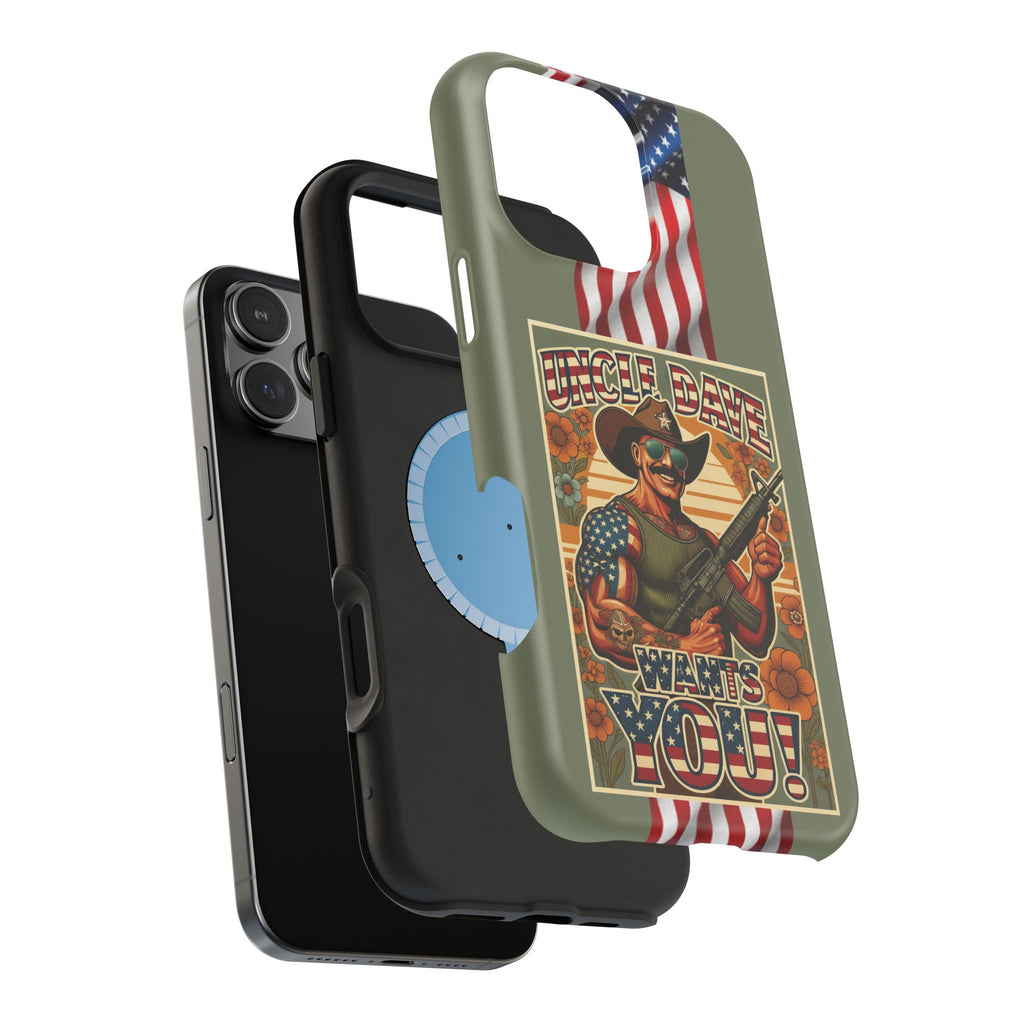 Uncle Dave Wants You! - Magnetic Impact‑Resistant Phone Case  iPhone 13-17 / Samsung S26  MagSafe Compatible