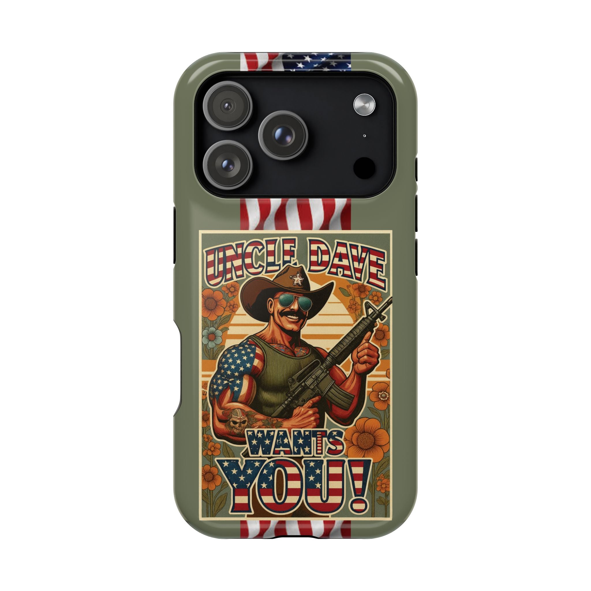 Uncle Dave Wants You! - Magnetic Impact‑Resistant Phone Case  iPhone 13-17 / Samsung S26  MagSafe Compatible