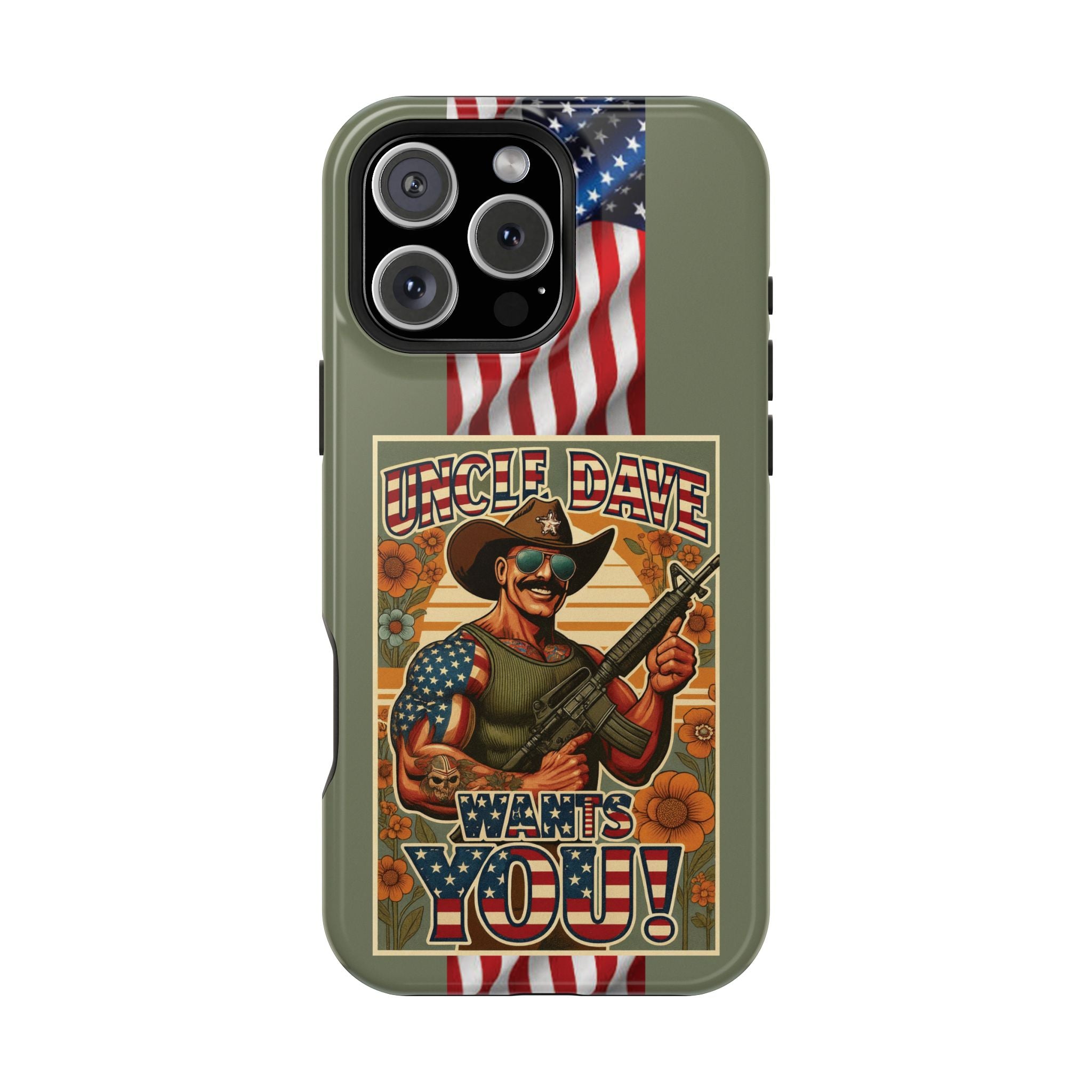 Uncle Dave Wants You! - Magnetic Impact‑Resistant Phone Case  iPhone 13-17 / Samsung S26  MagSafe Compatible