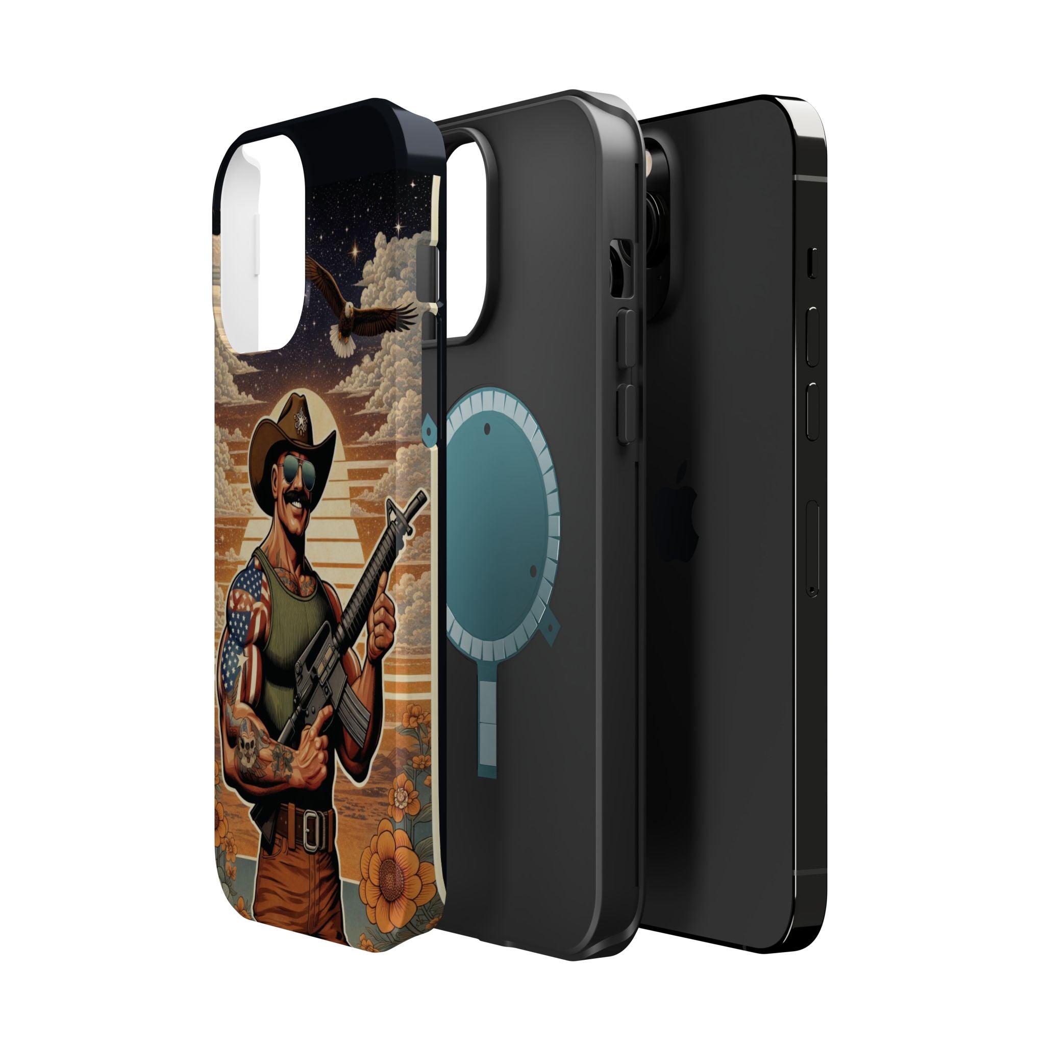 Uncle Dave AR-15 - Magnetic Impact‑Resistant Phone Case  iPhone 13-17 / Samsung S26  MagSafe Compatible