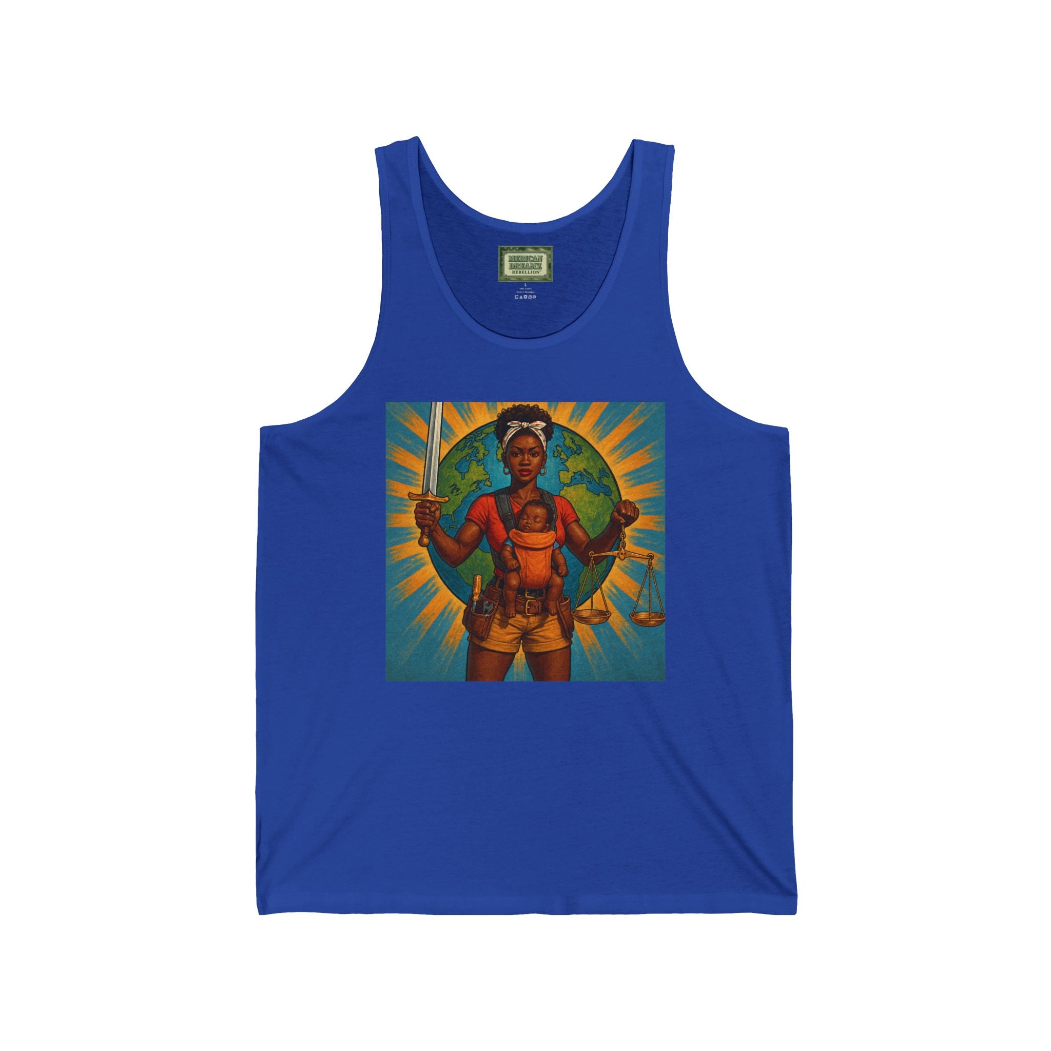 Super Momz Tank Top – Motherhood Superhero Graphic Tank -08